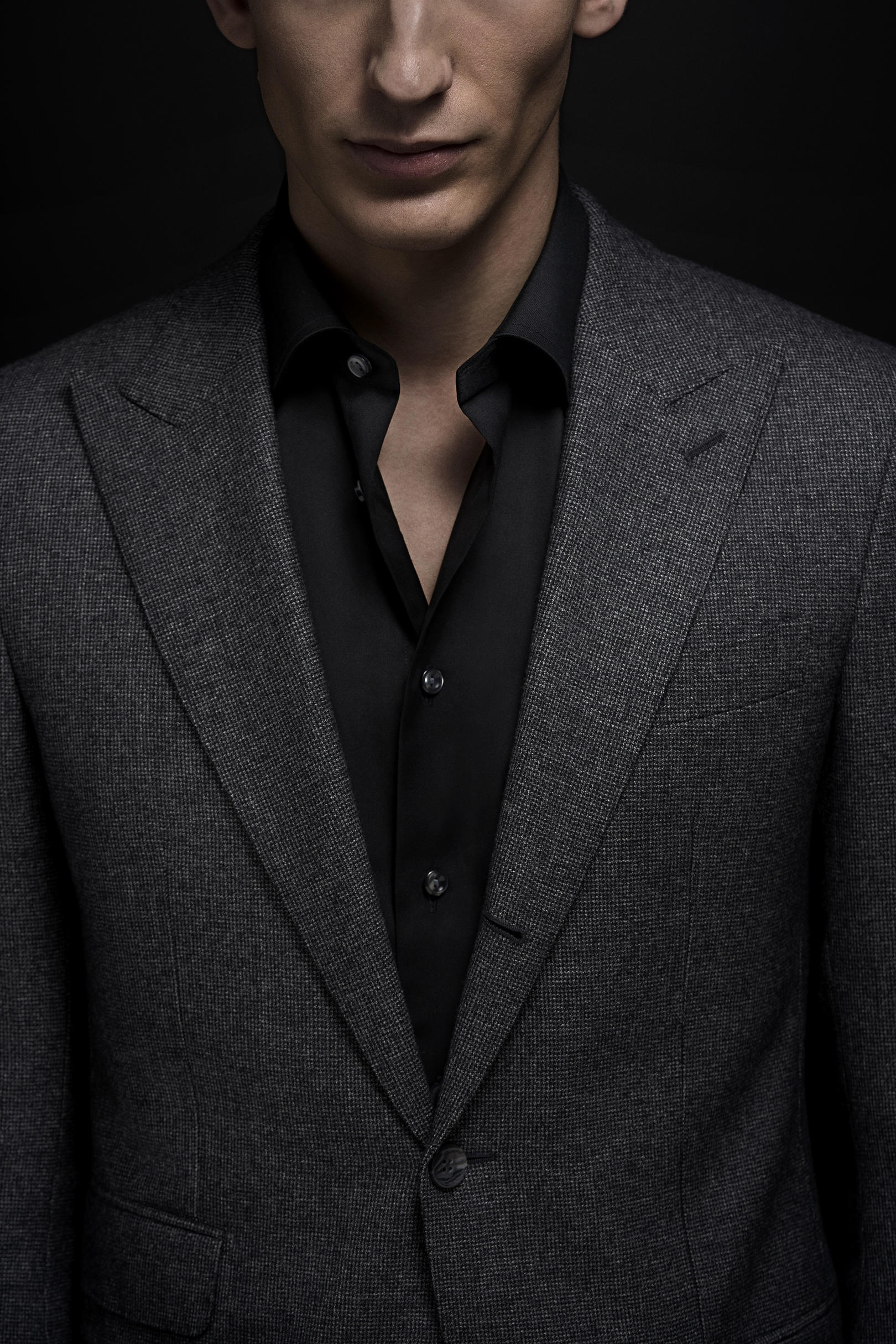 Eton - black shirt signature twill
