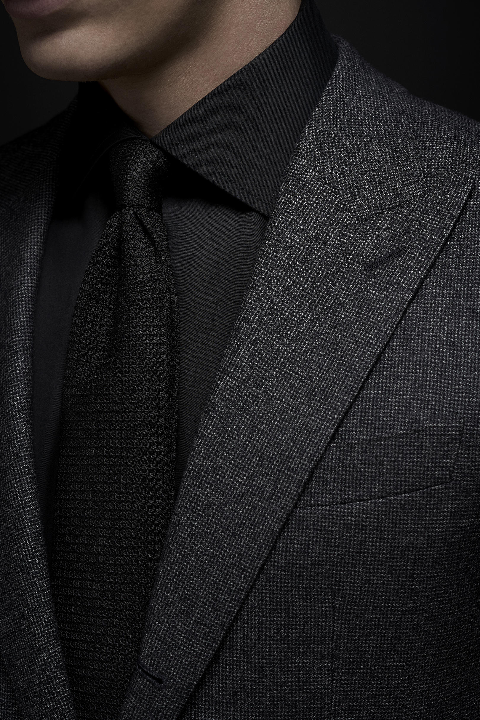 Eton - black shirt signature twill
