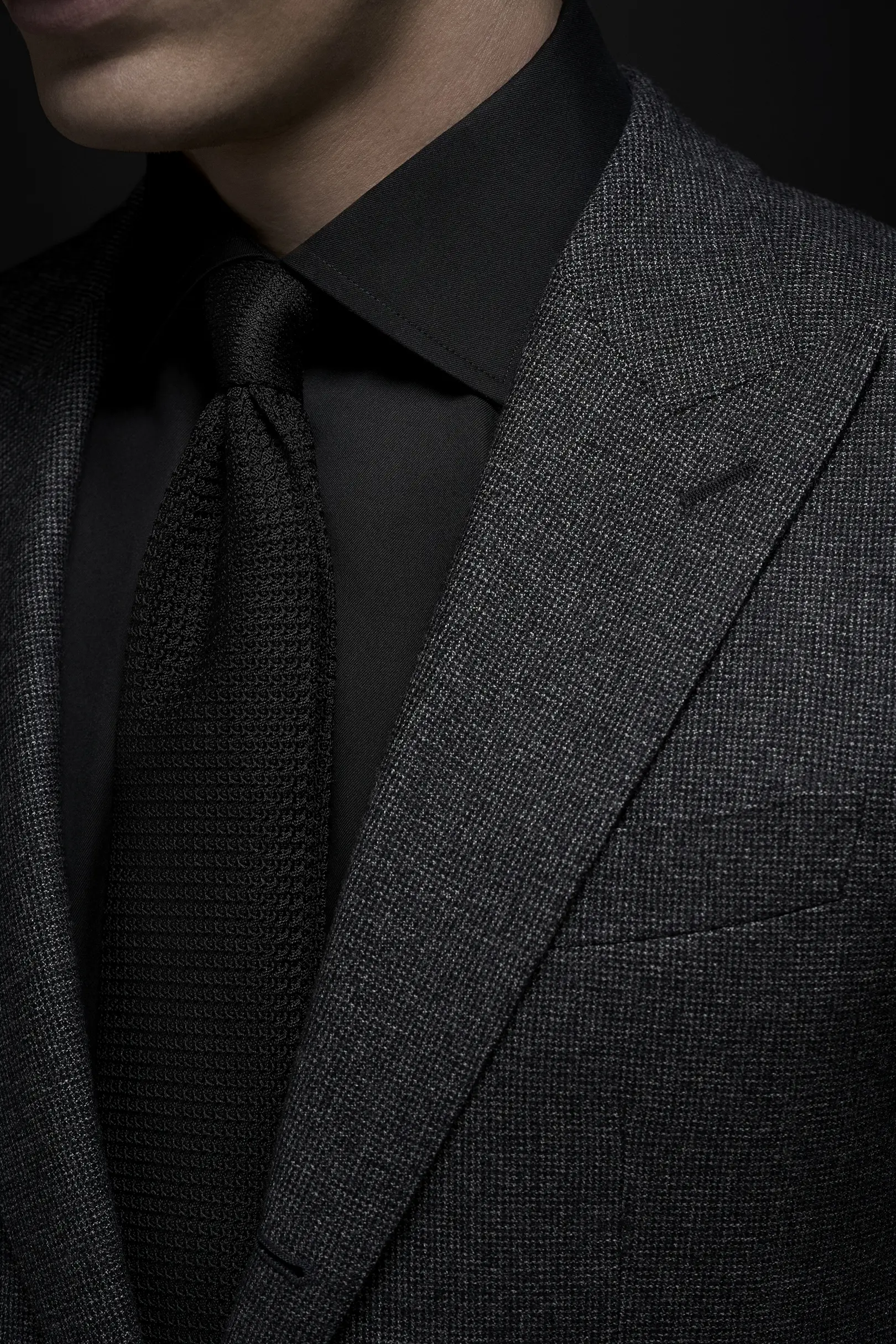 Eton - black shirt signature twill