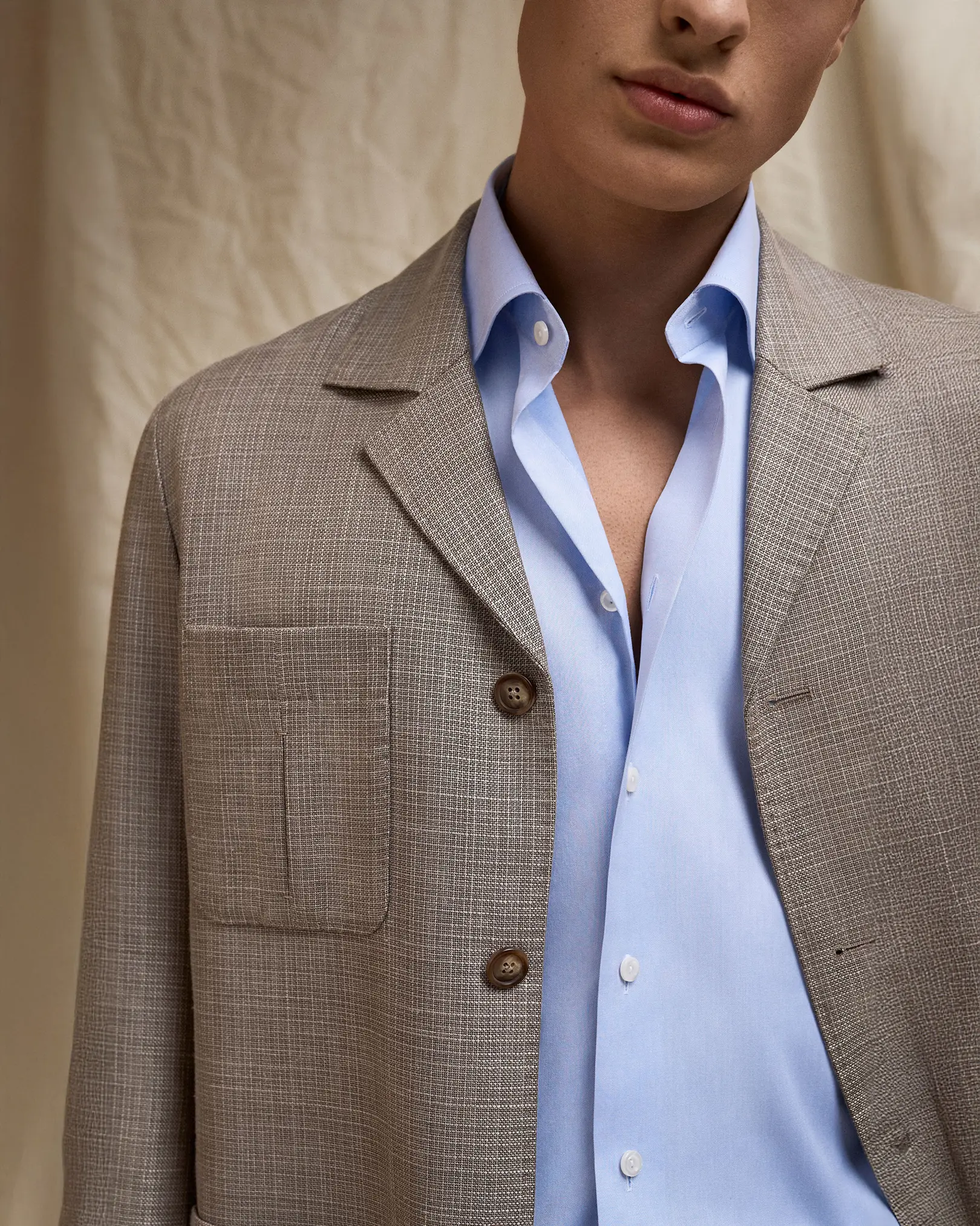 Eton - Hellblaues Signature-Twill-Hemd
