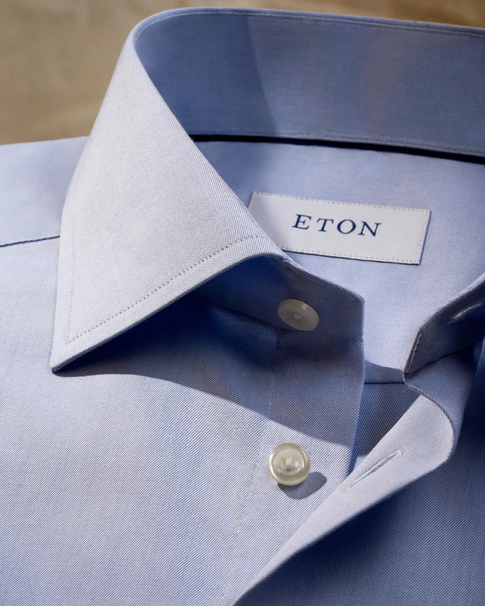 Eton - Hellblaues Signature-Twill-Hemd