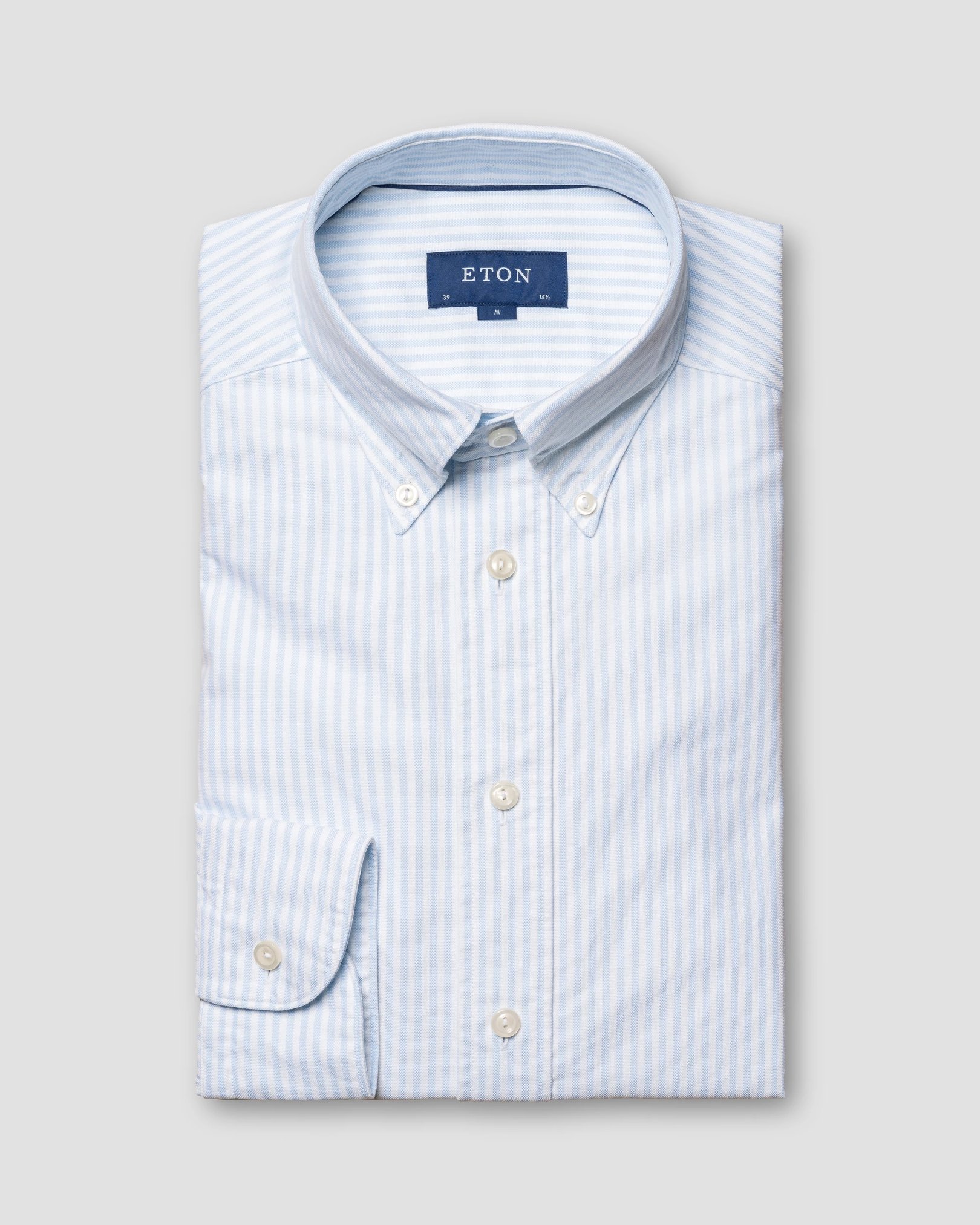 Eton - button down light blue oxford