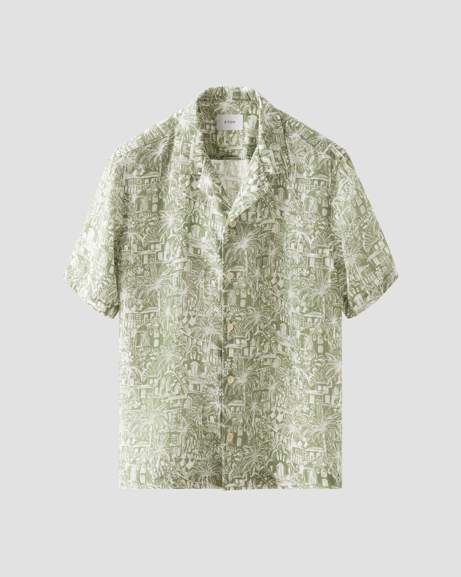Eton - Floral Print Resort Shirt