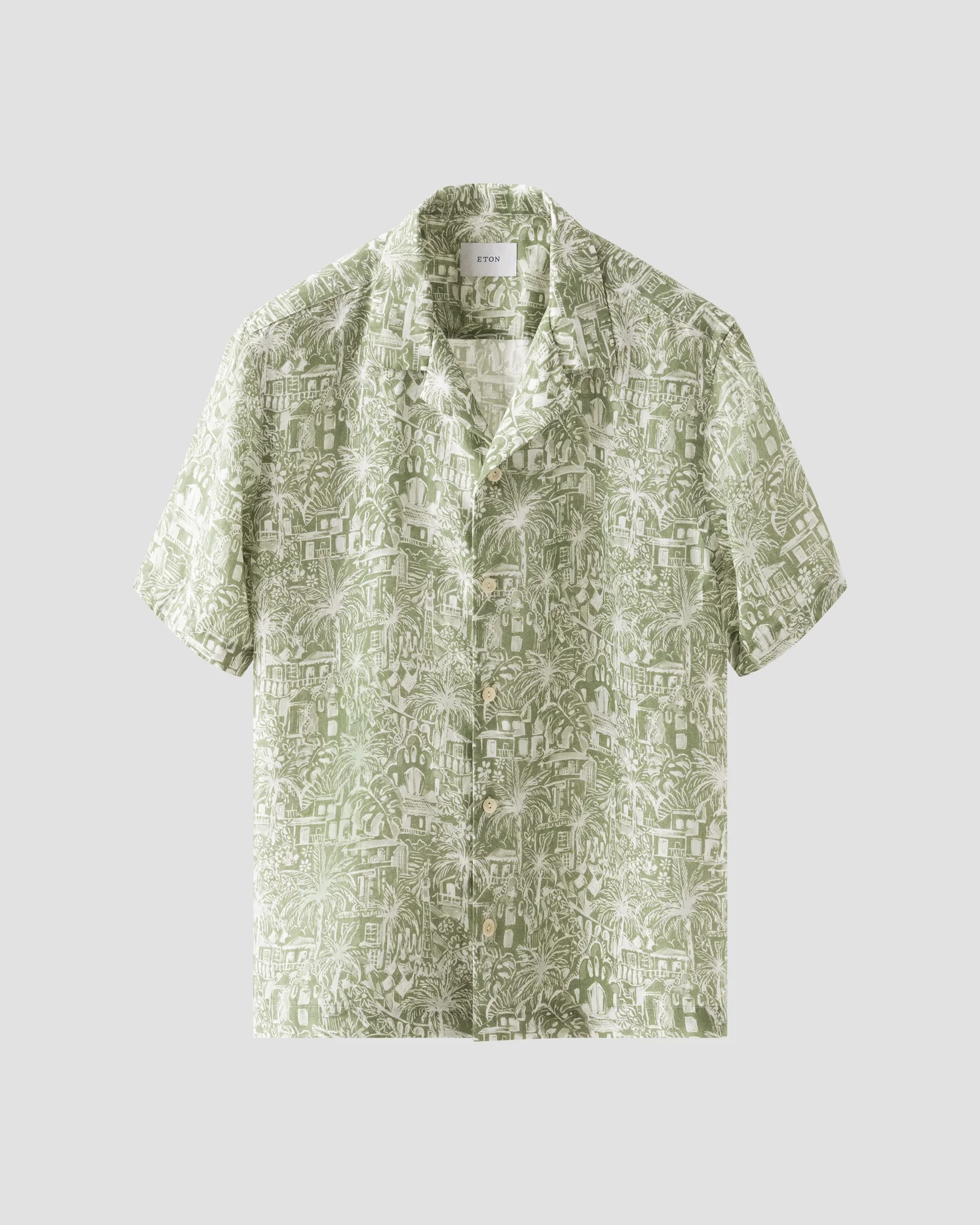 Eton - Resort-Hemd mit Blumendruck