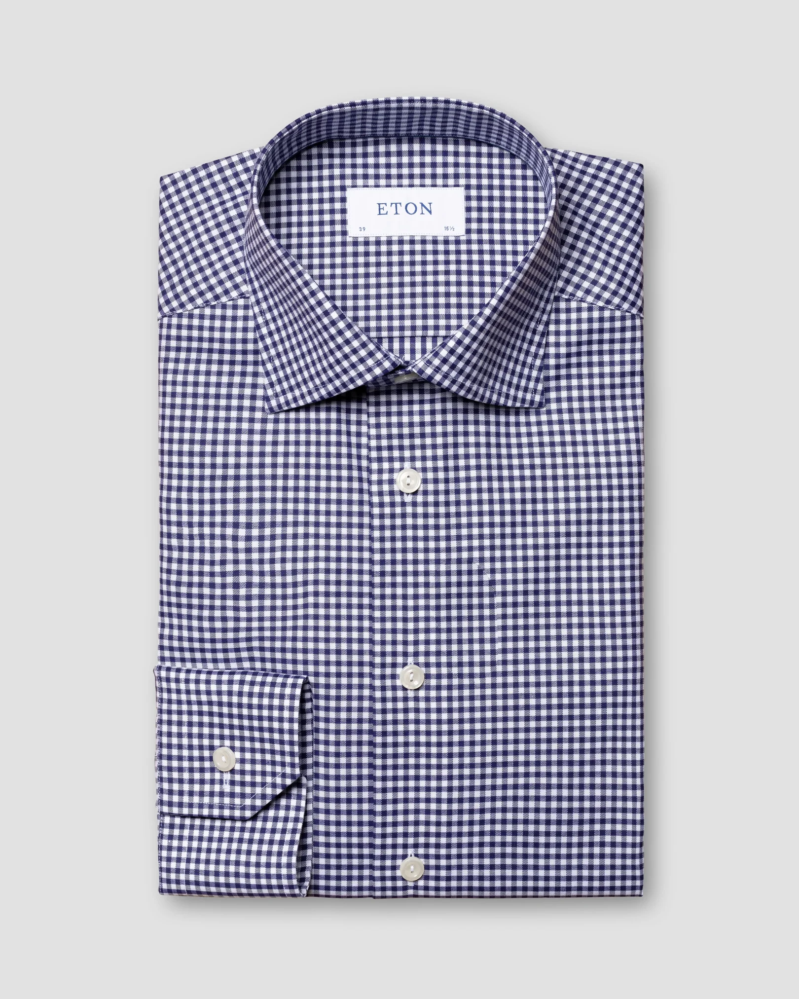 Eton - navy blue signature twill