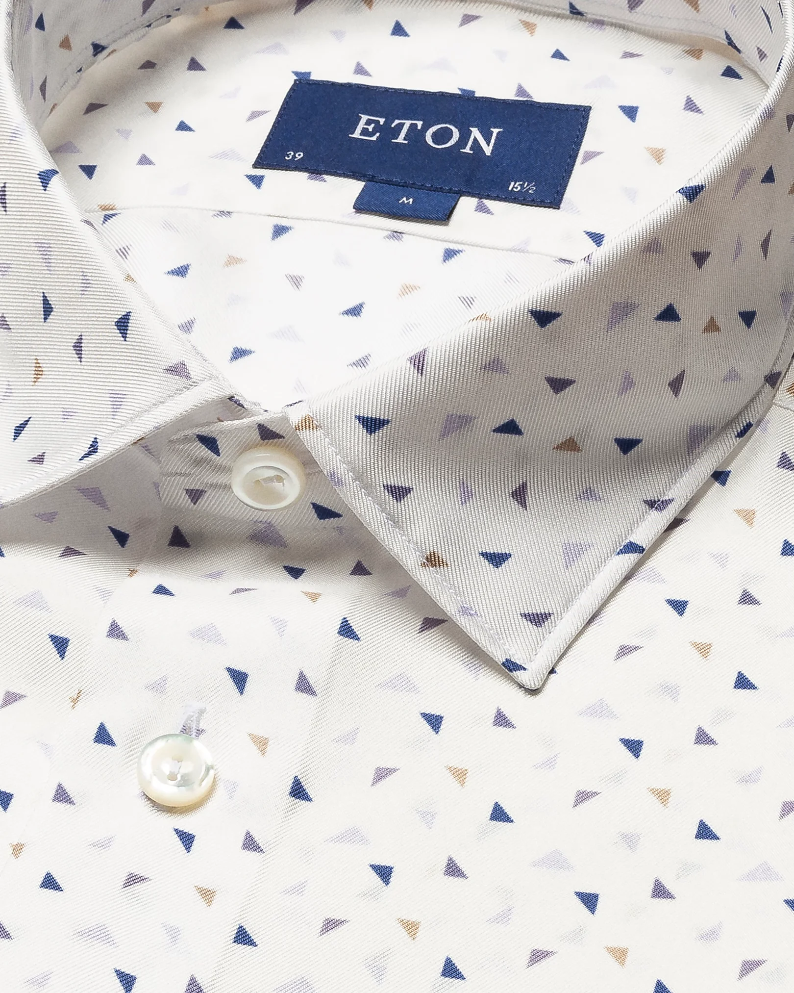 Eton - white silk twill