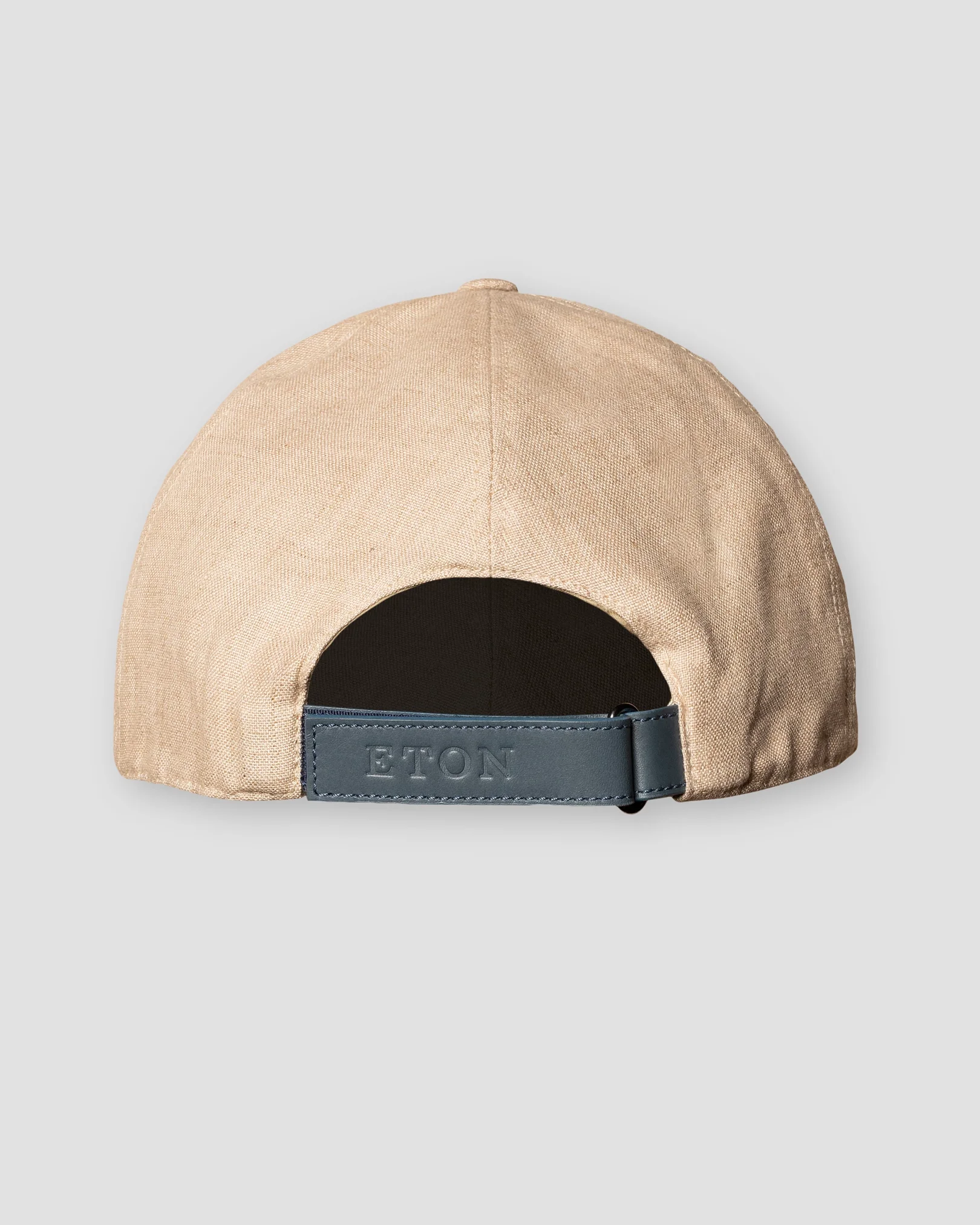 Eton - Light Brown Linen Twill Baseball Cap