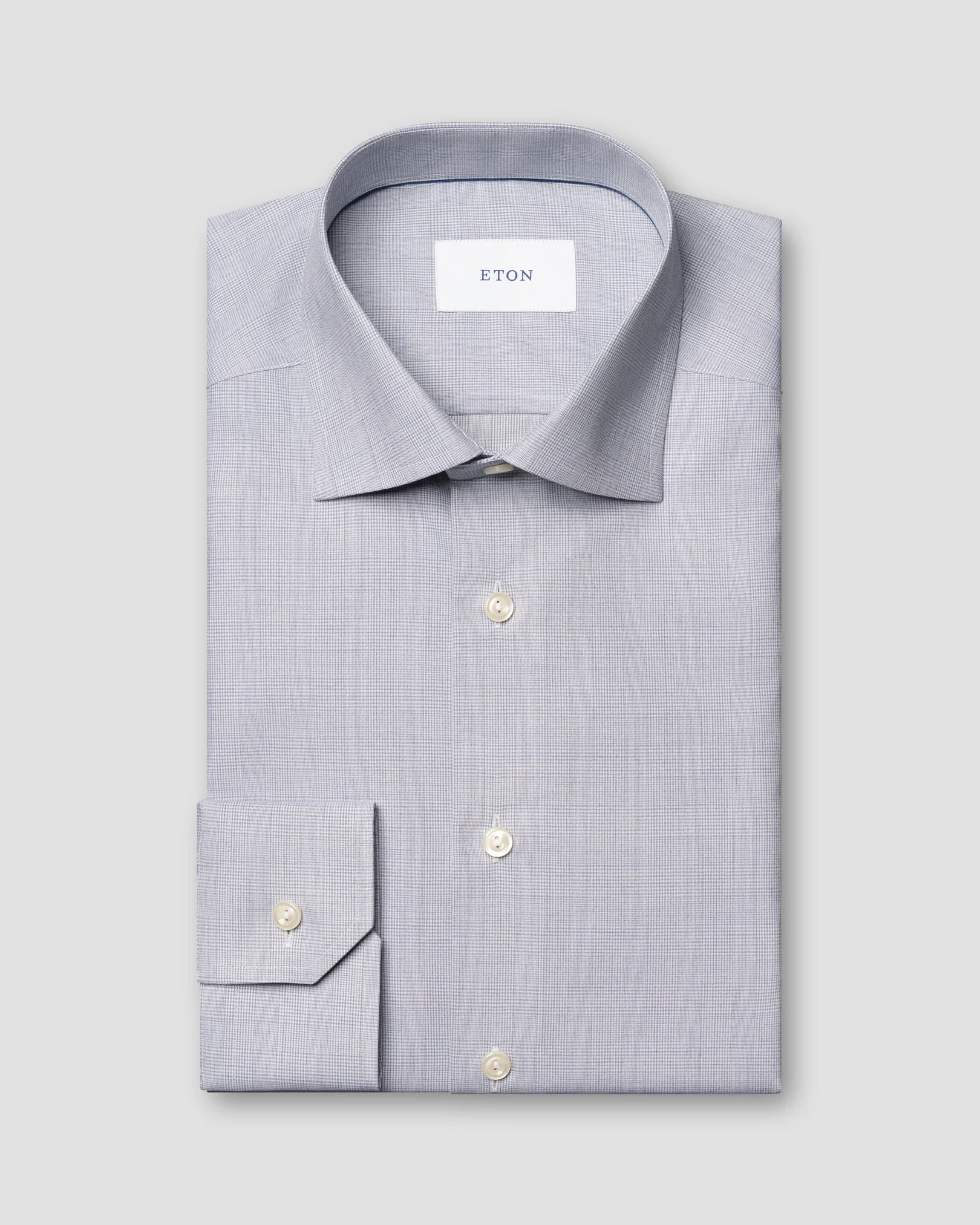 Eton - Kariertes Hemd aus feinem Twill