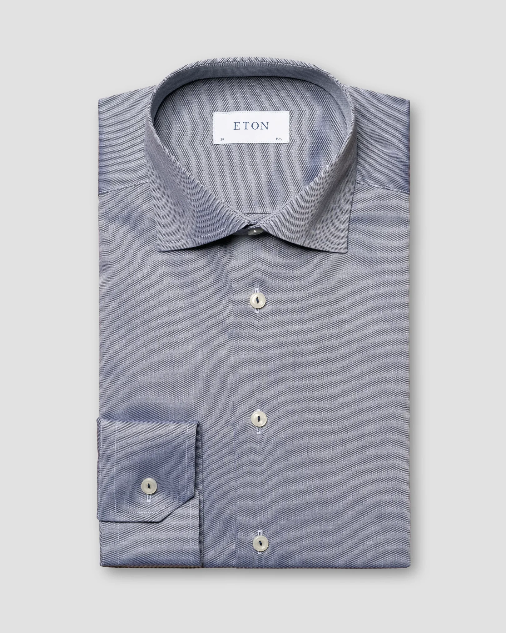 Eton - navy blue twill weave