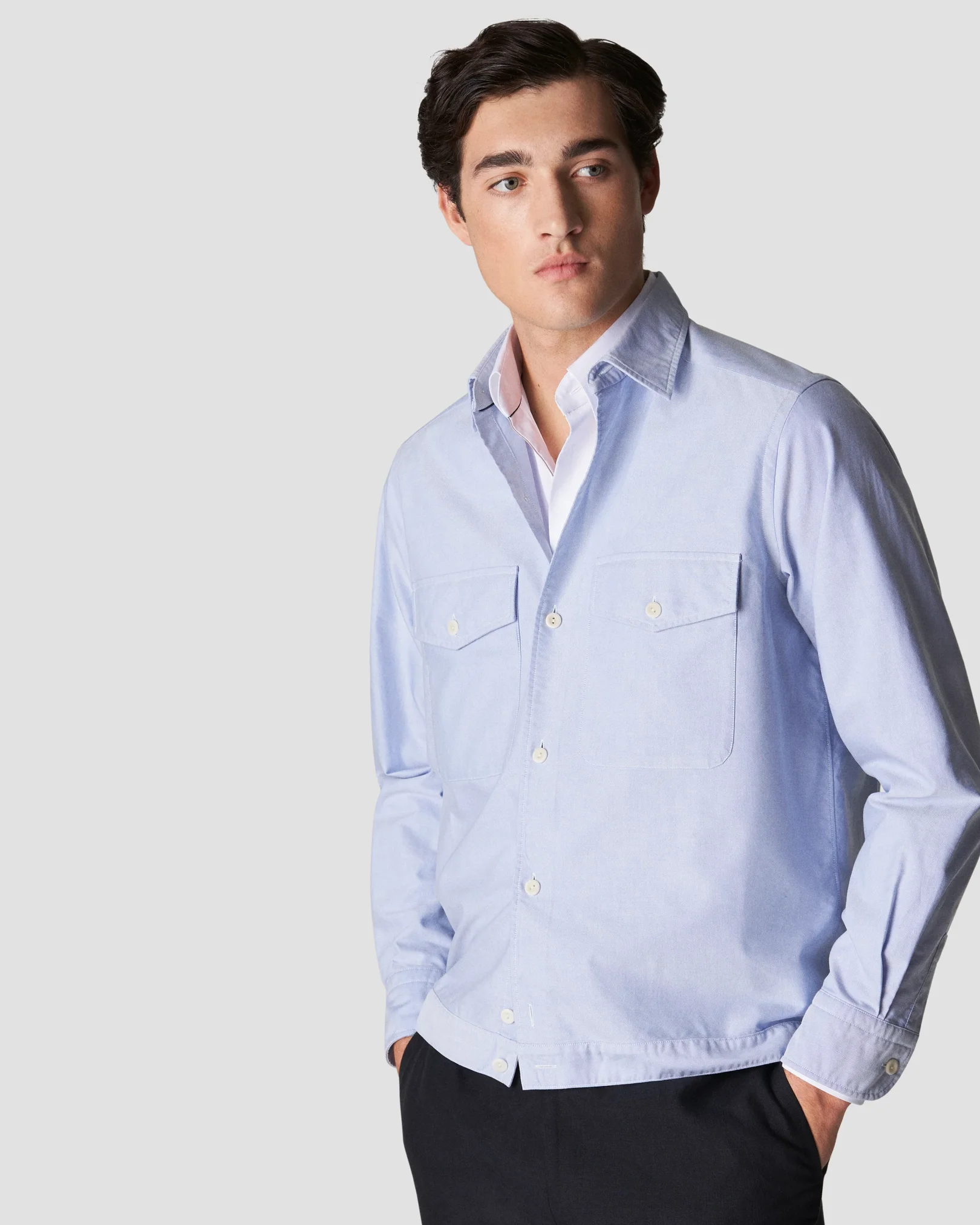 Eton - wrinkle free white signature oxford