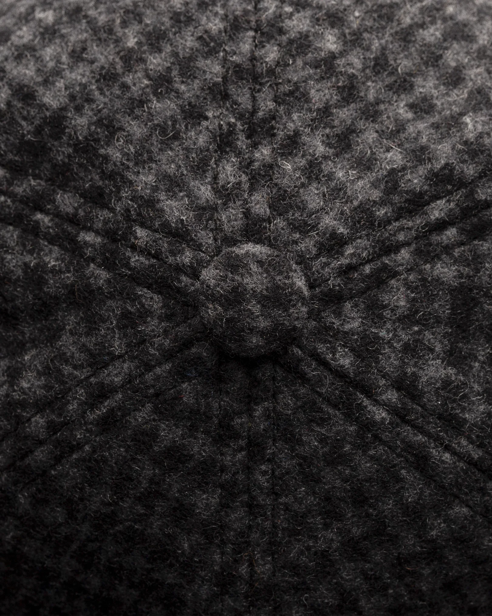 Eton - black houndstooth cap