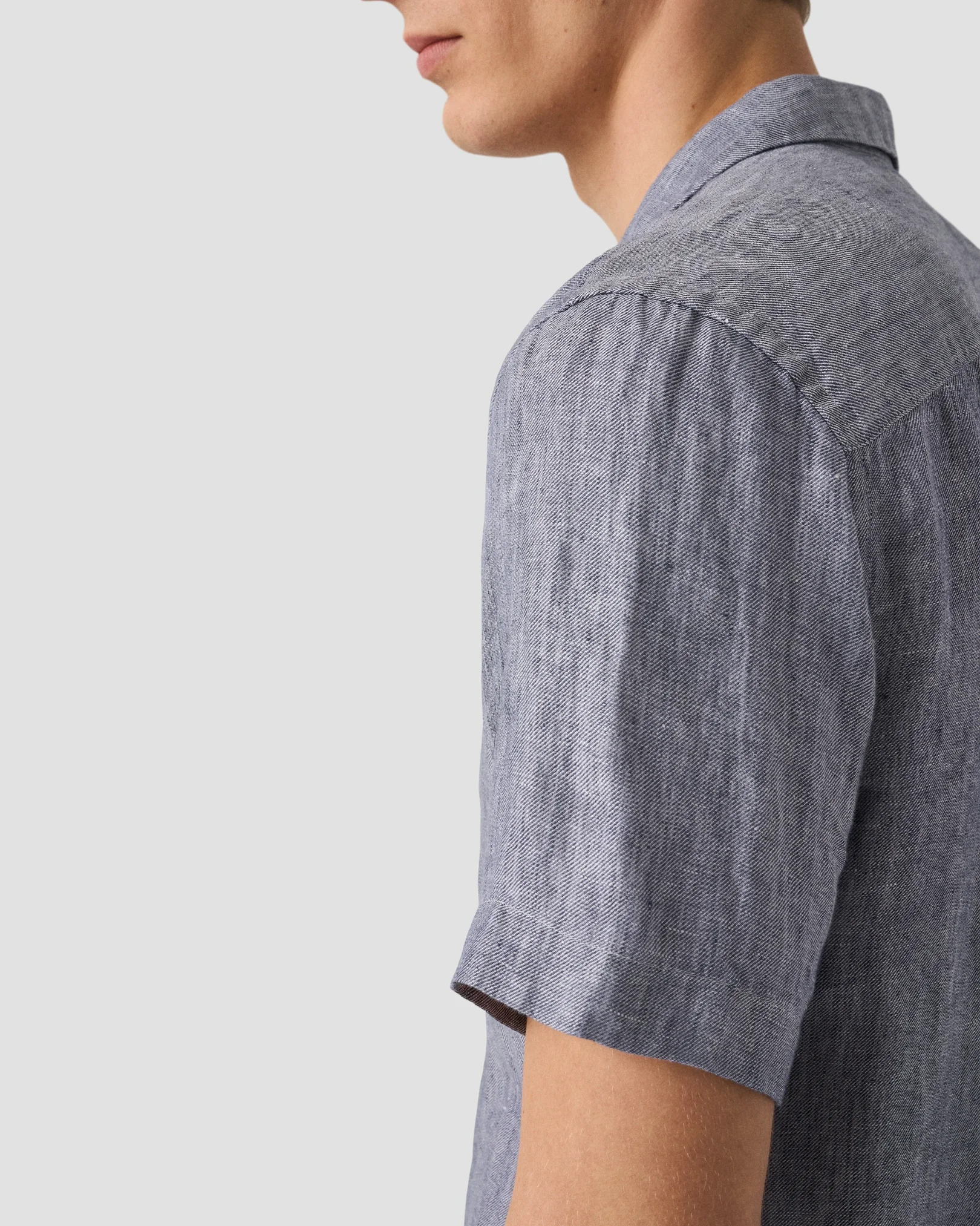 Eton - Resort-Hemd aus Leinen-Twill