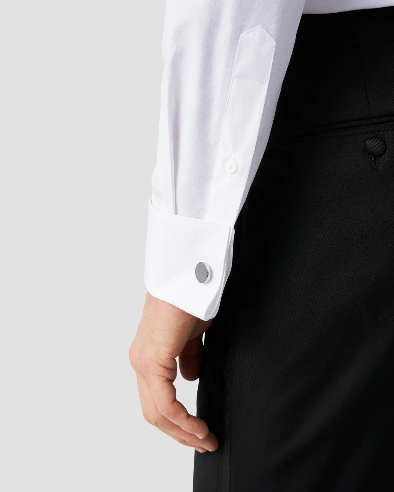 Eton - White Piqué Tuxedo Shirt