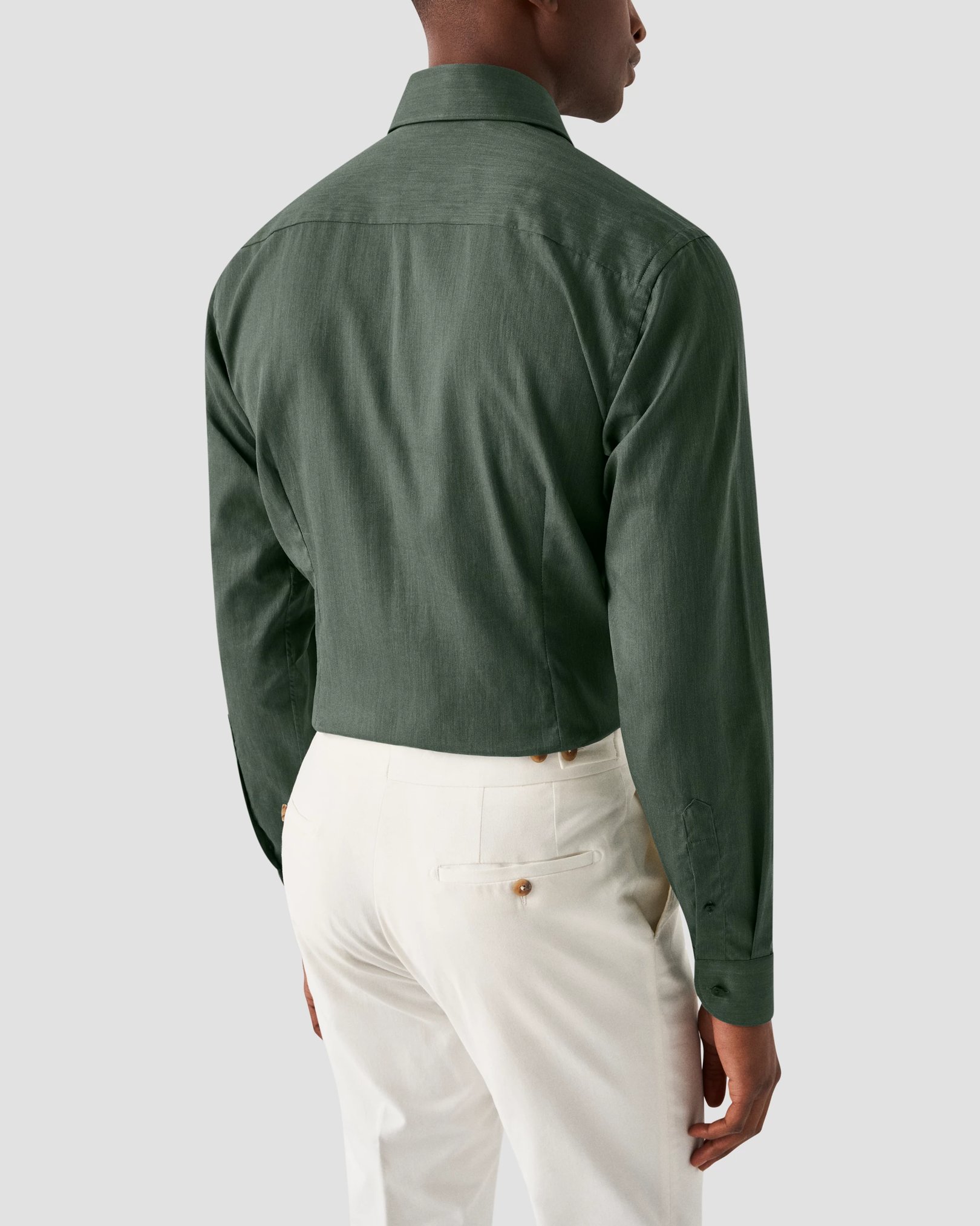 Eton - dark green flanell