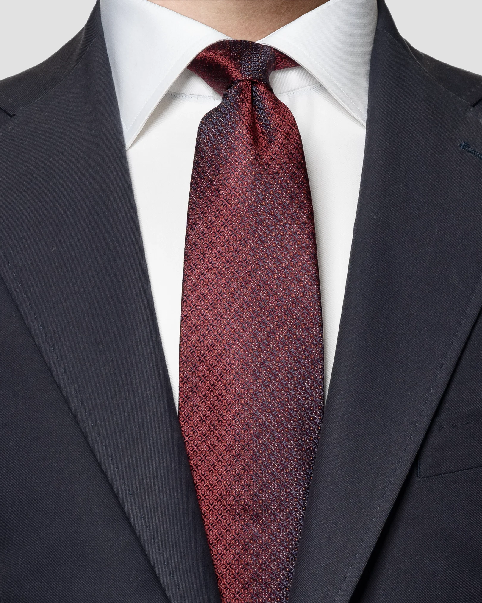 Eton - dark purple jacquard