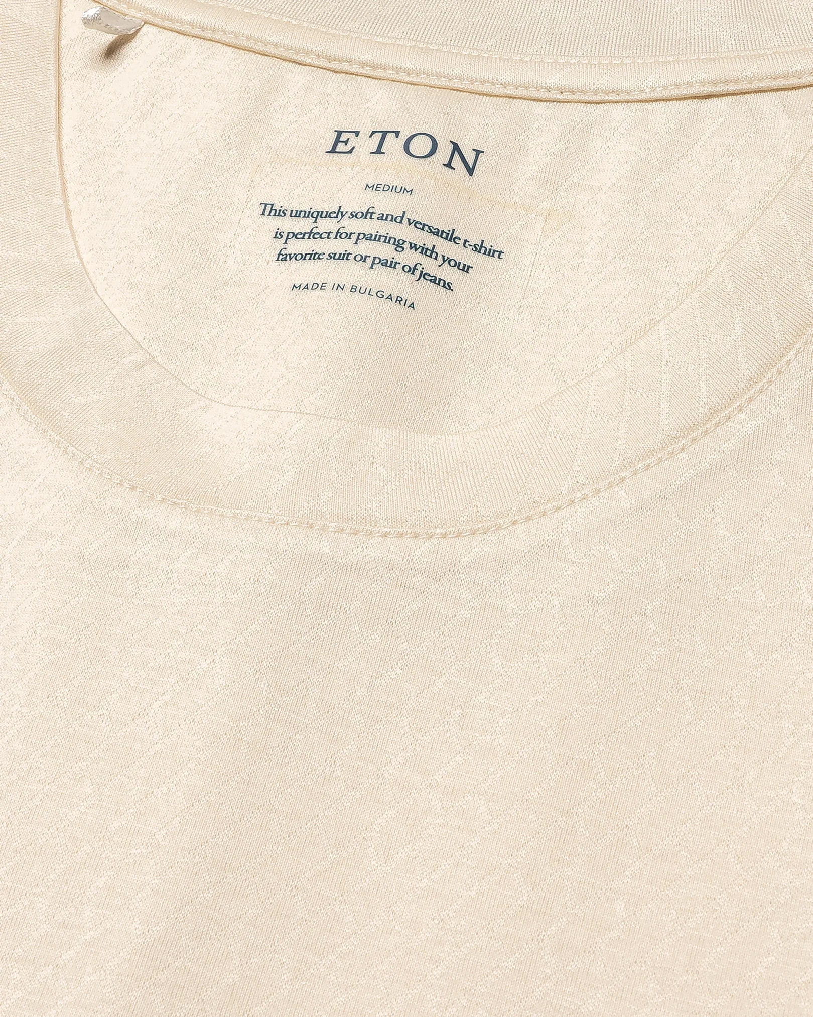 Eton - beige crew neck