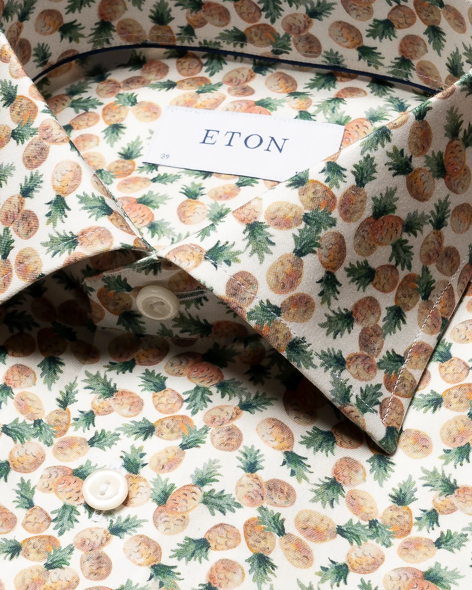 Eton - hand painted pineapple shirt