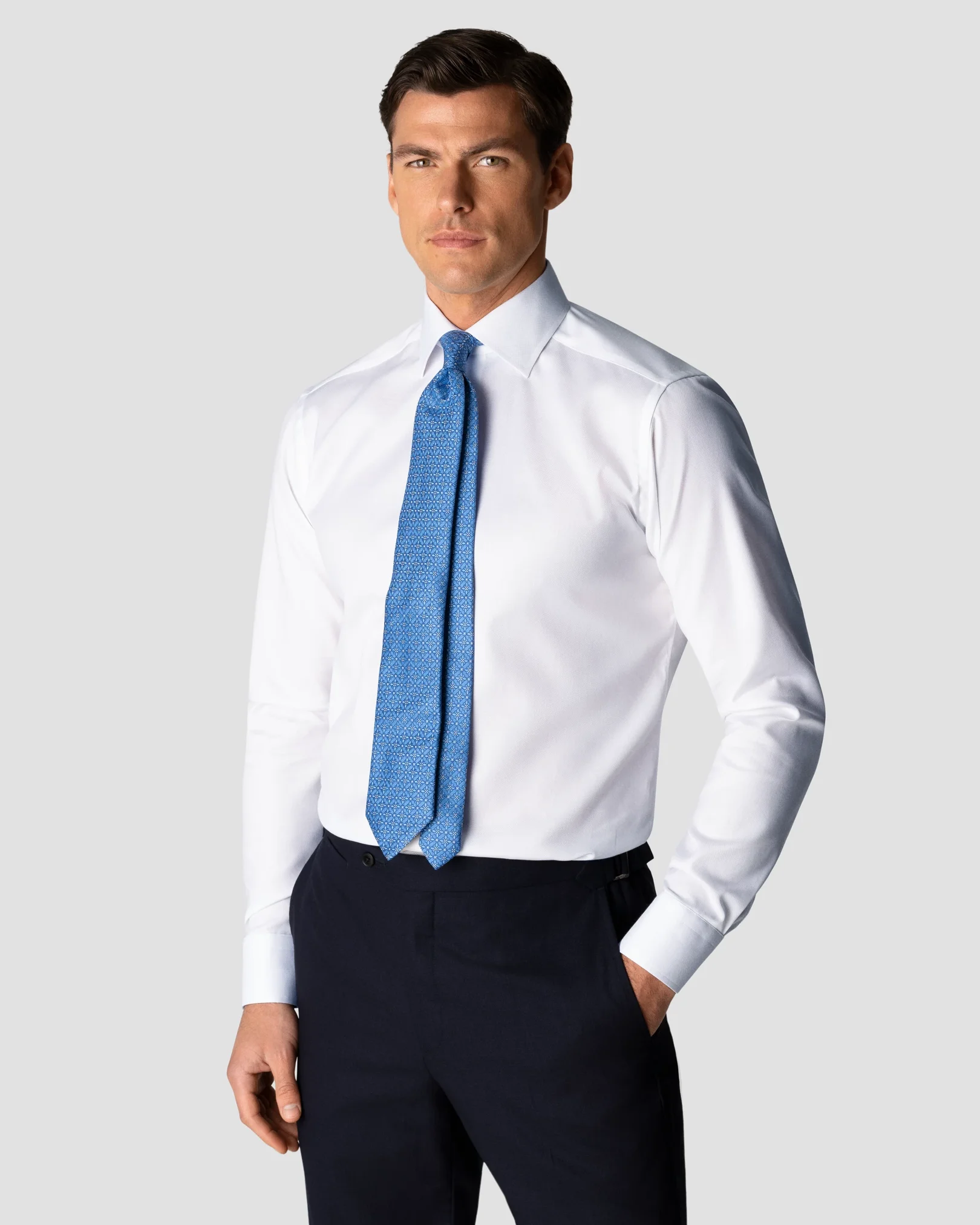 Eton - white pinpoint