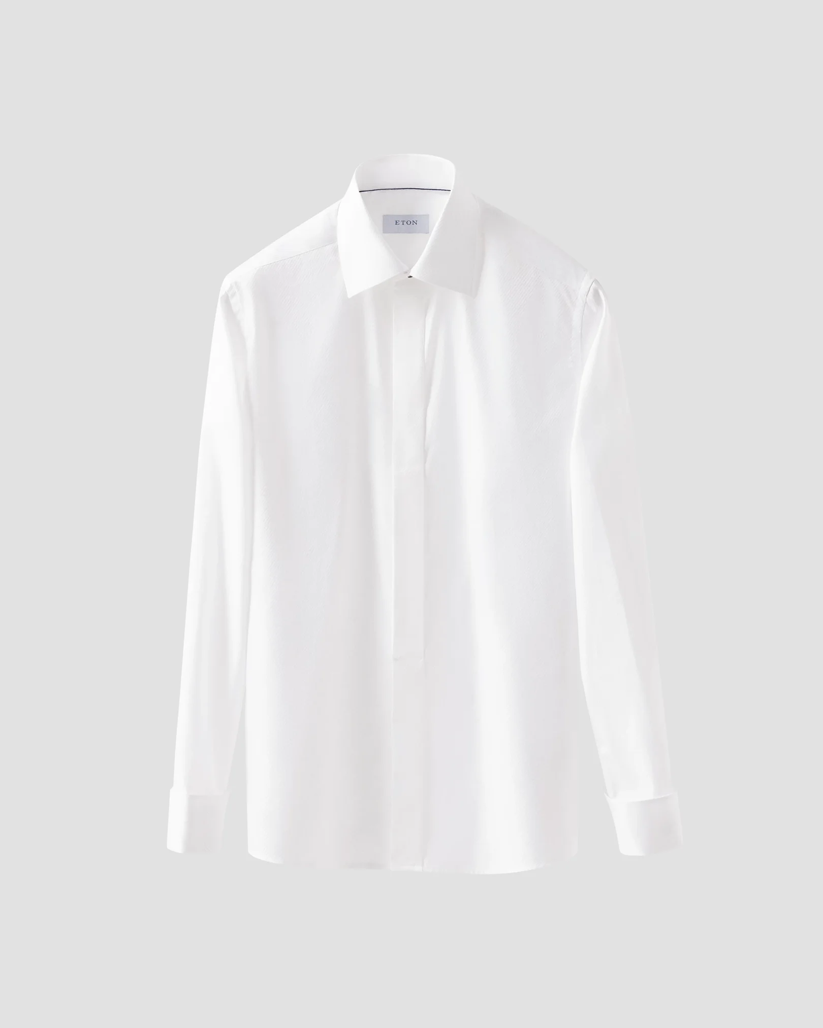 Eton - white dobby moderate cut away