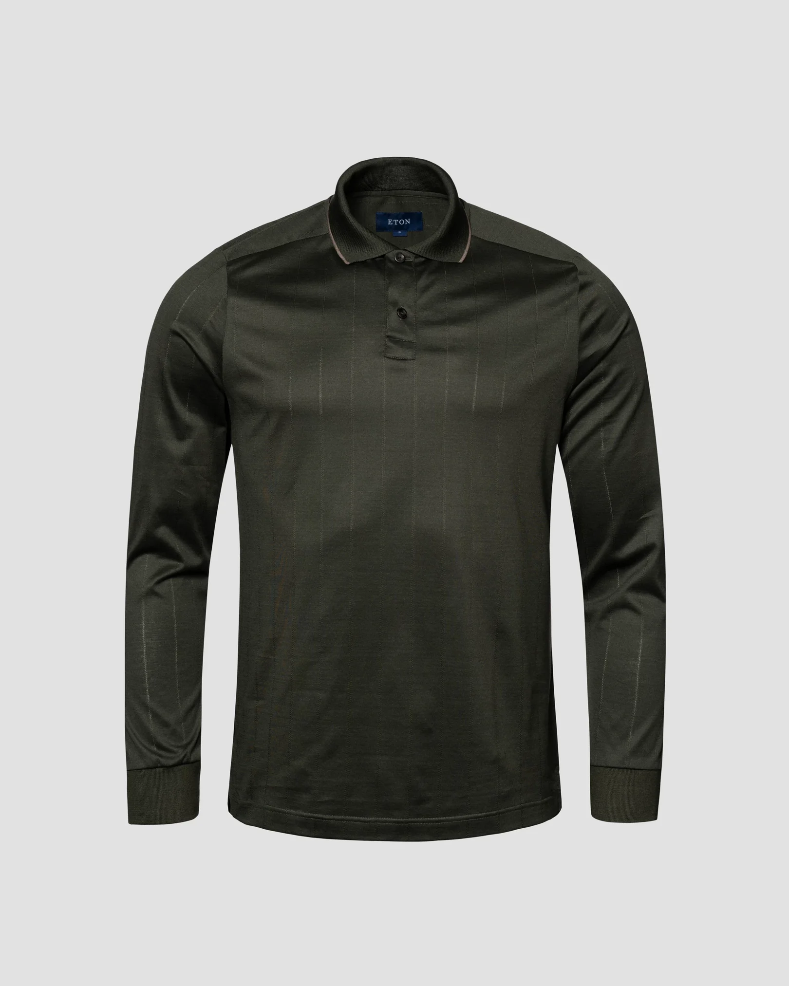 Eton - dark green knitted jersey long sleeve