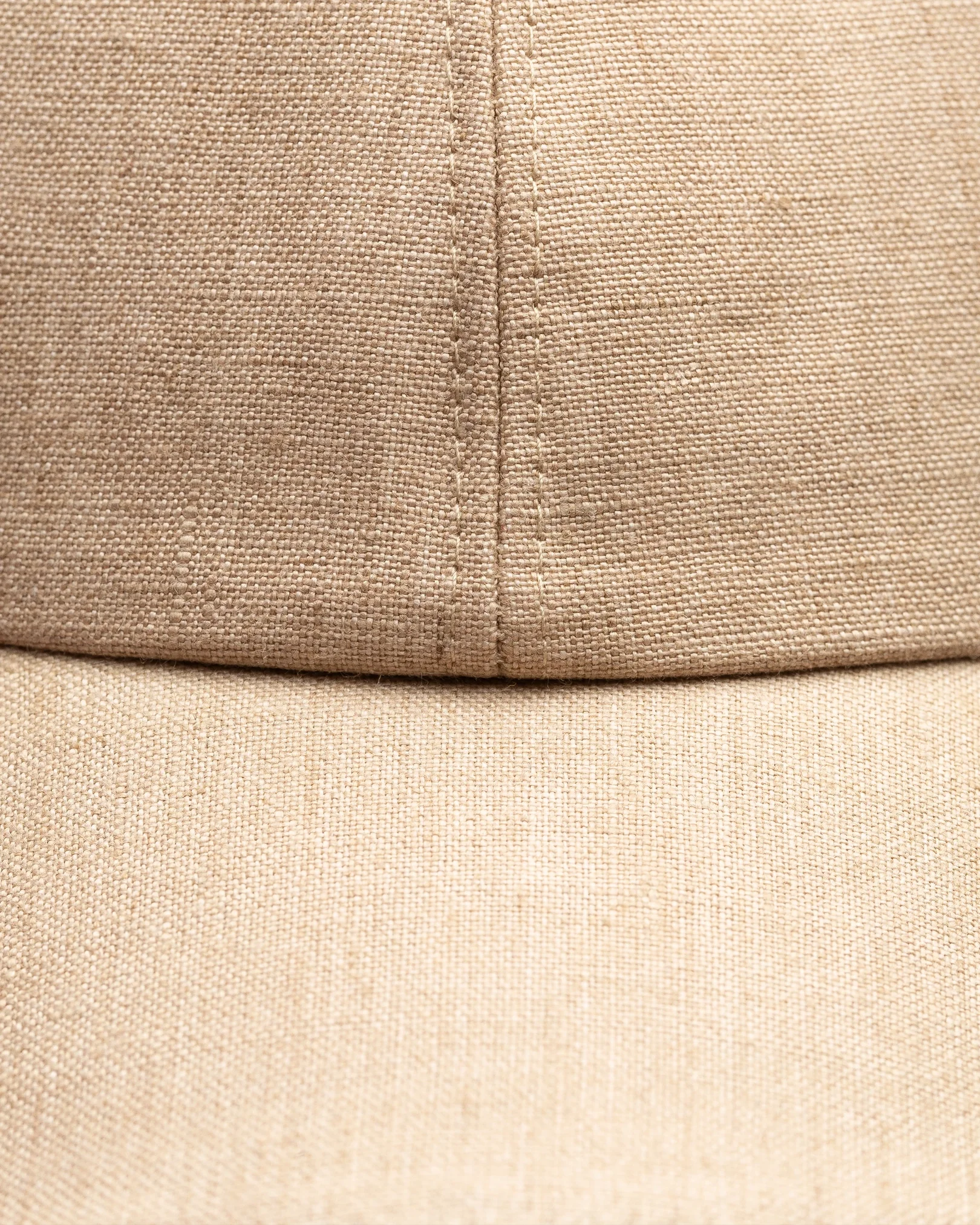 Eton - Light Brown Linen Twill Baseball Cap