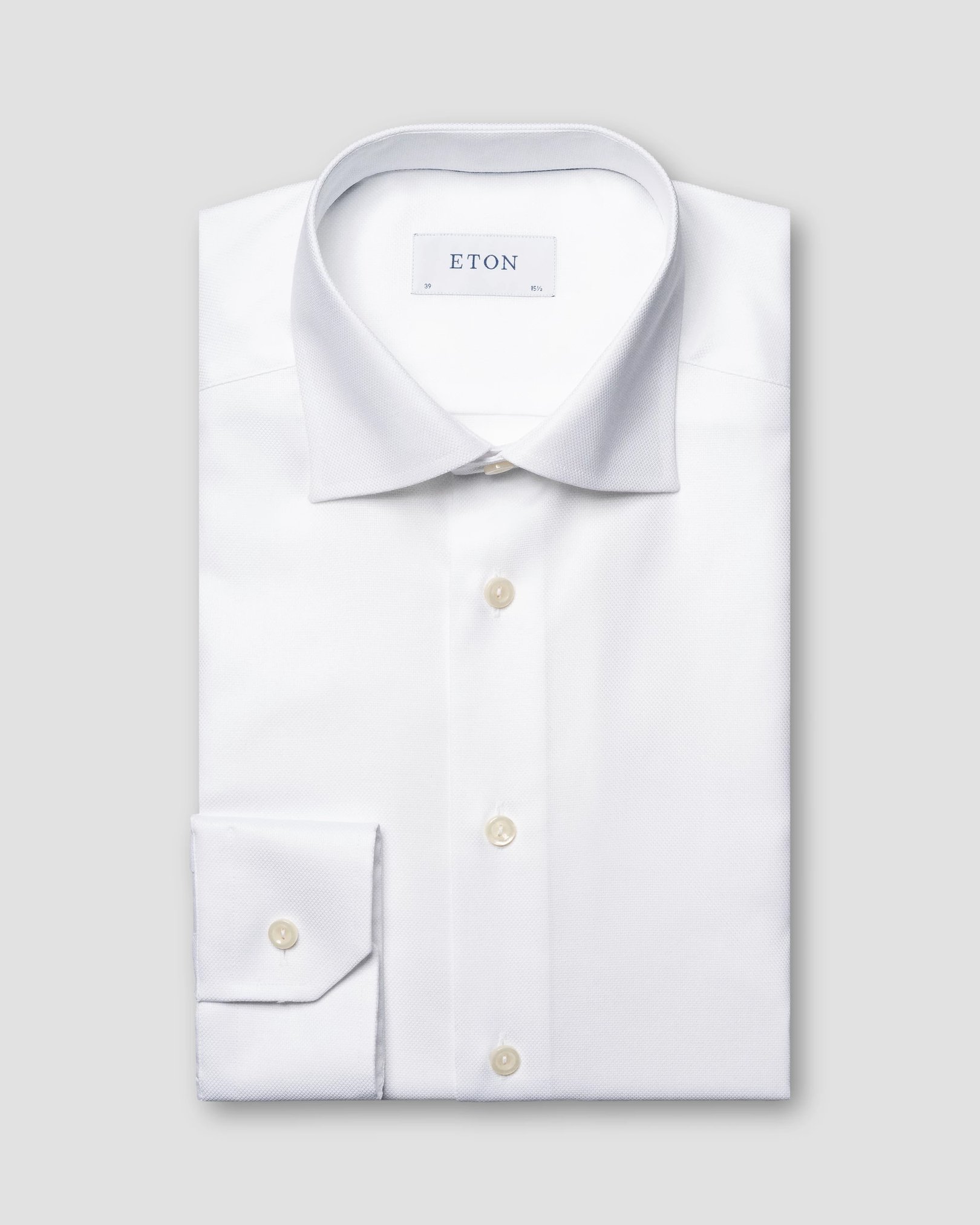 Eton - white royal dobby cut away