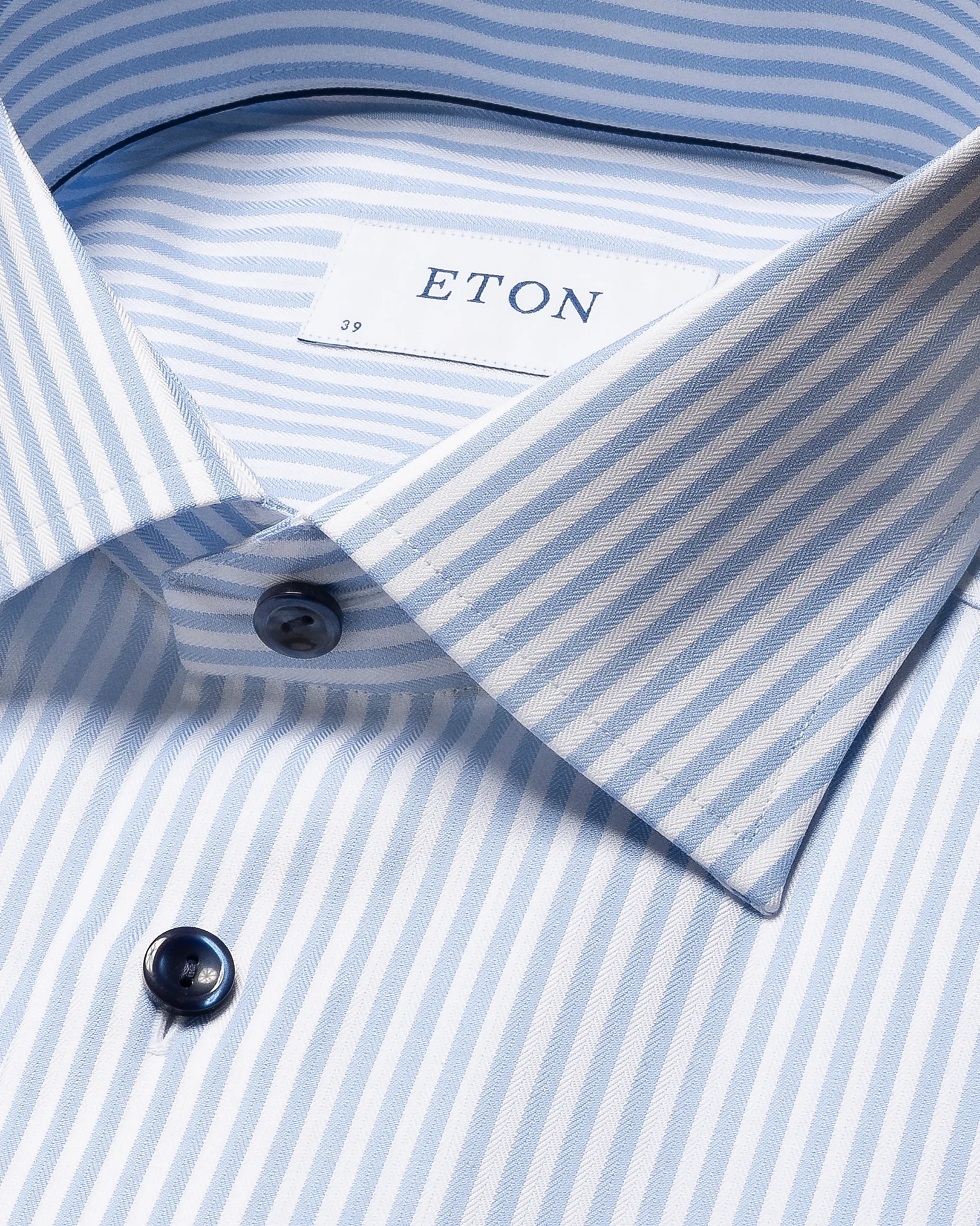 Eton - light blue signature twill bf