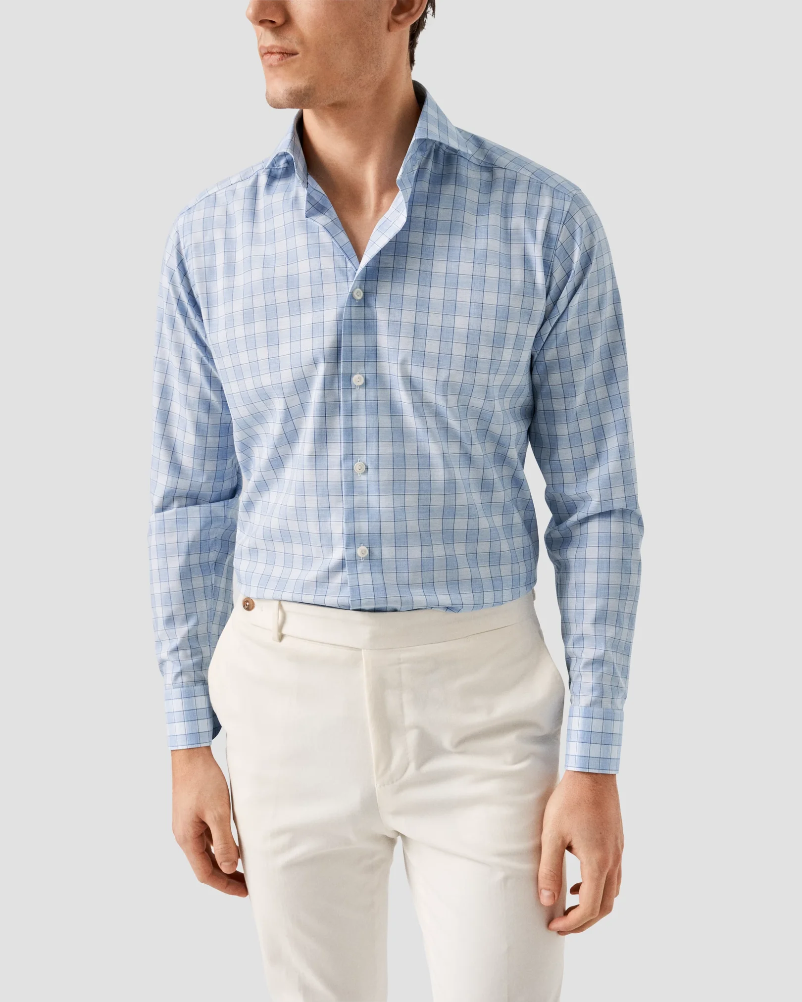 Eton - prince of wales checked shirt