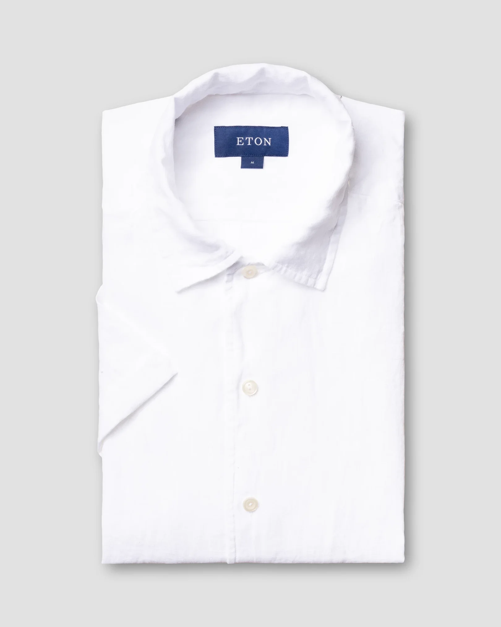Eton - white resort linen shirt