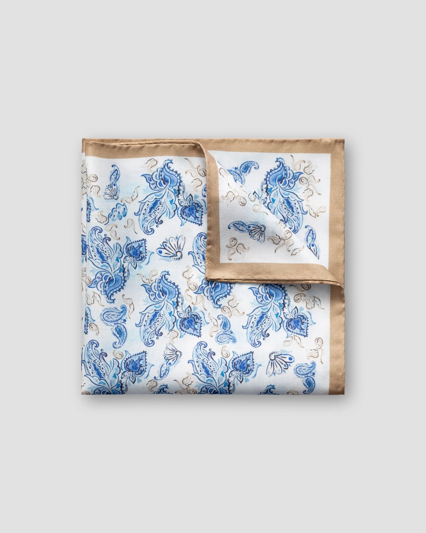 Eton - hand painted paisley pocket square