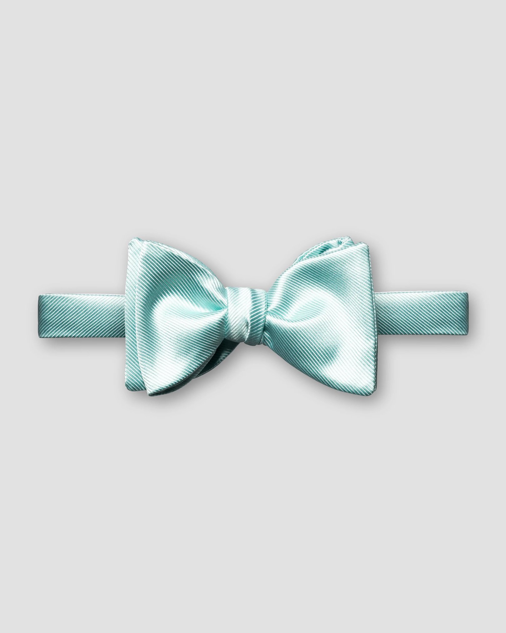 Eton - mint bow tie self tied