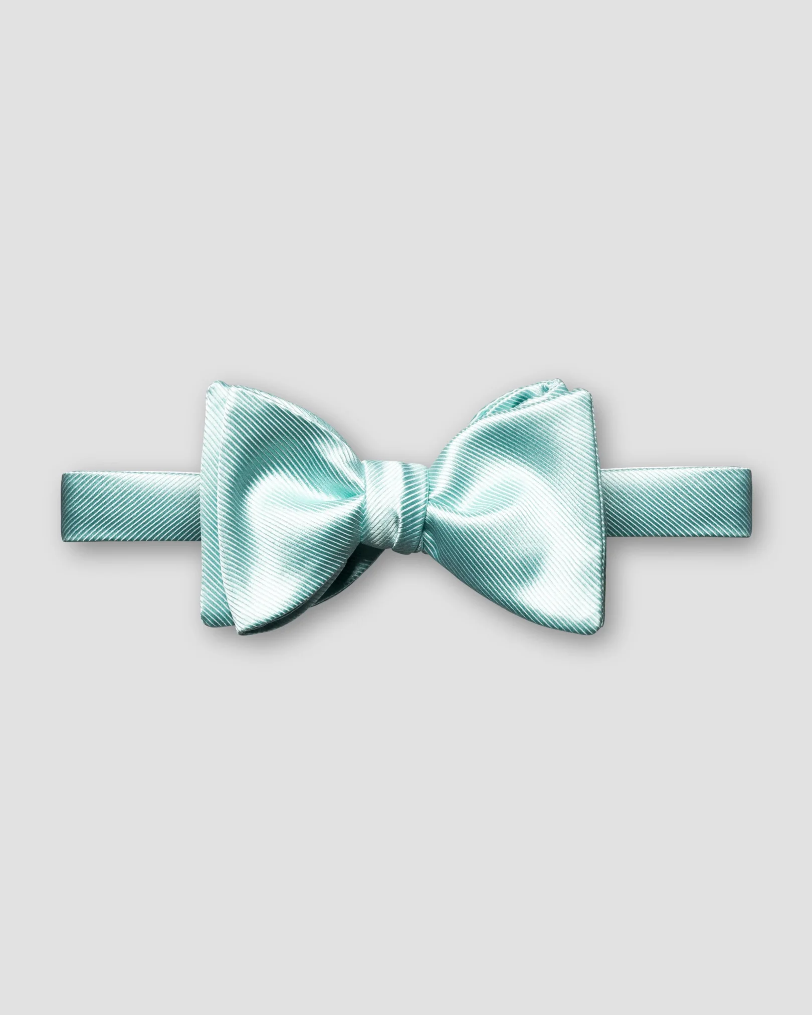 Eton - mint bow tie self tied