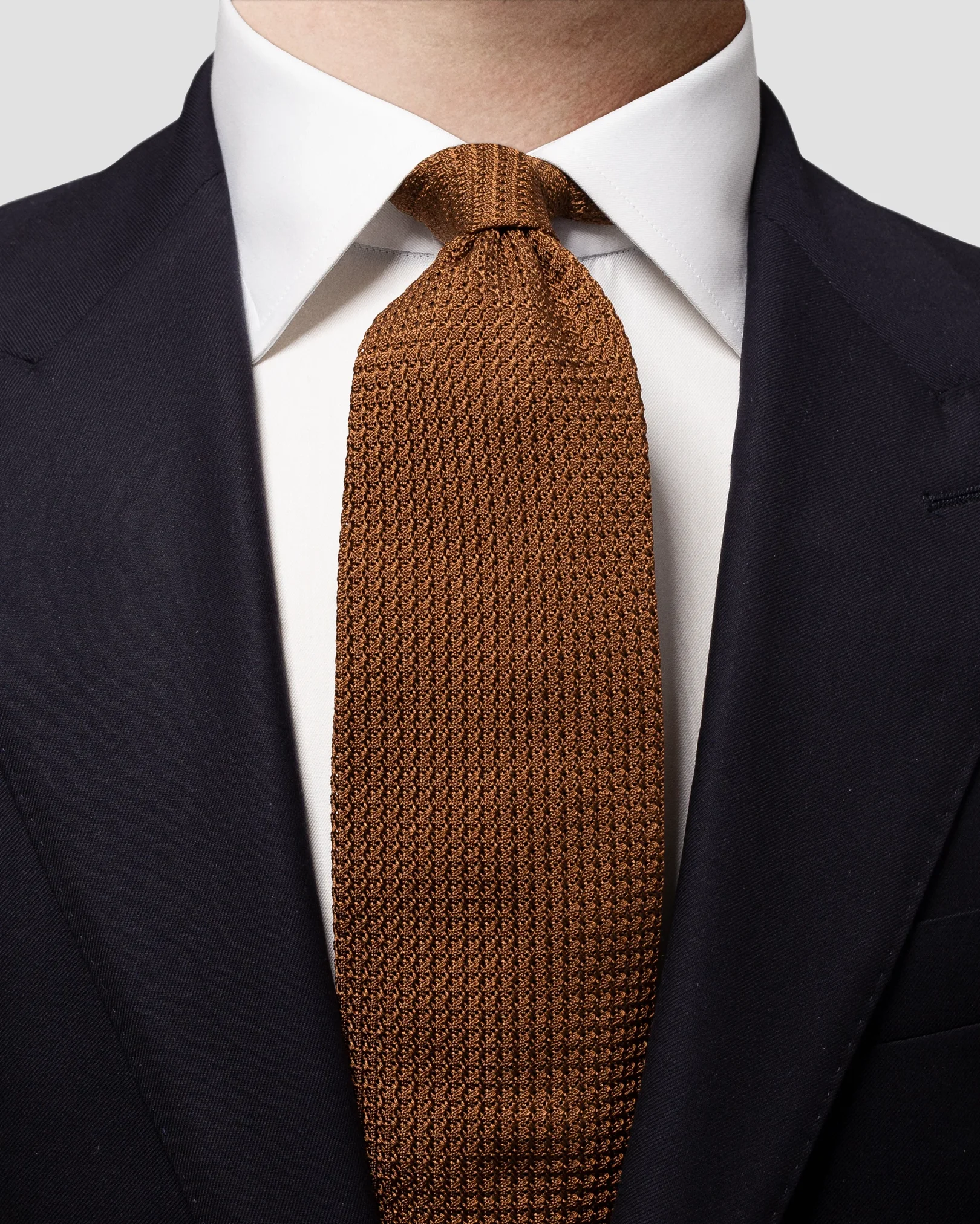 Eton - amber grenadine tie