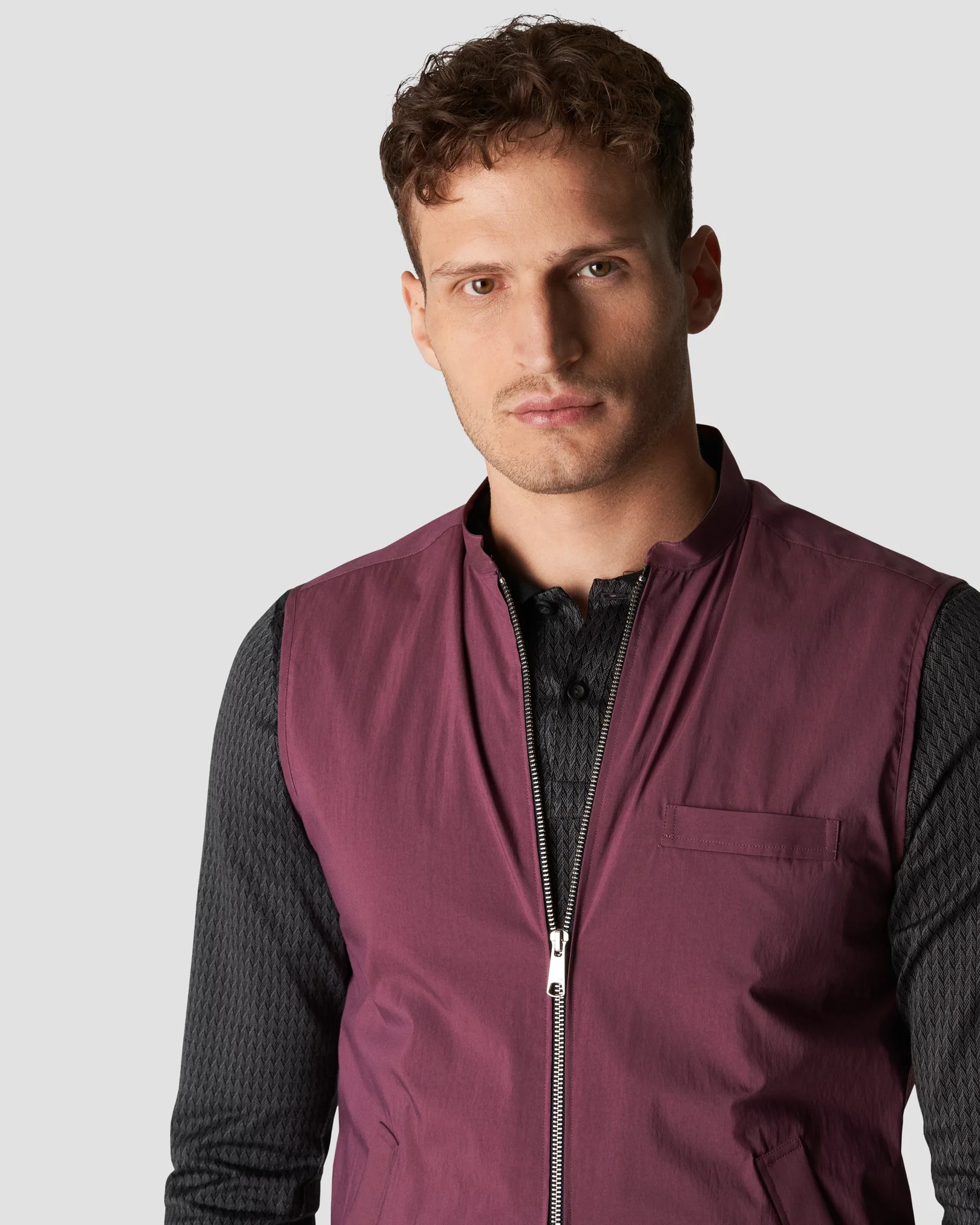 Eton - black jacquard knit