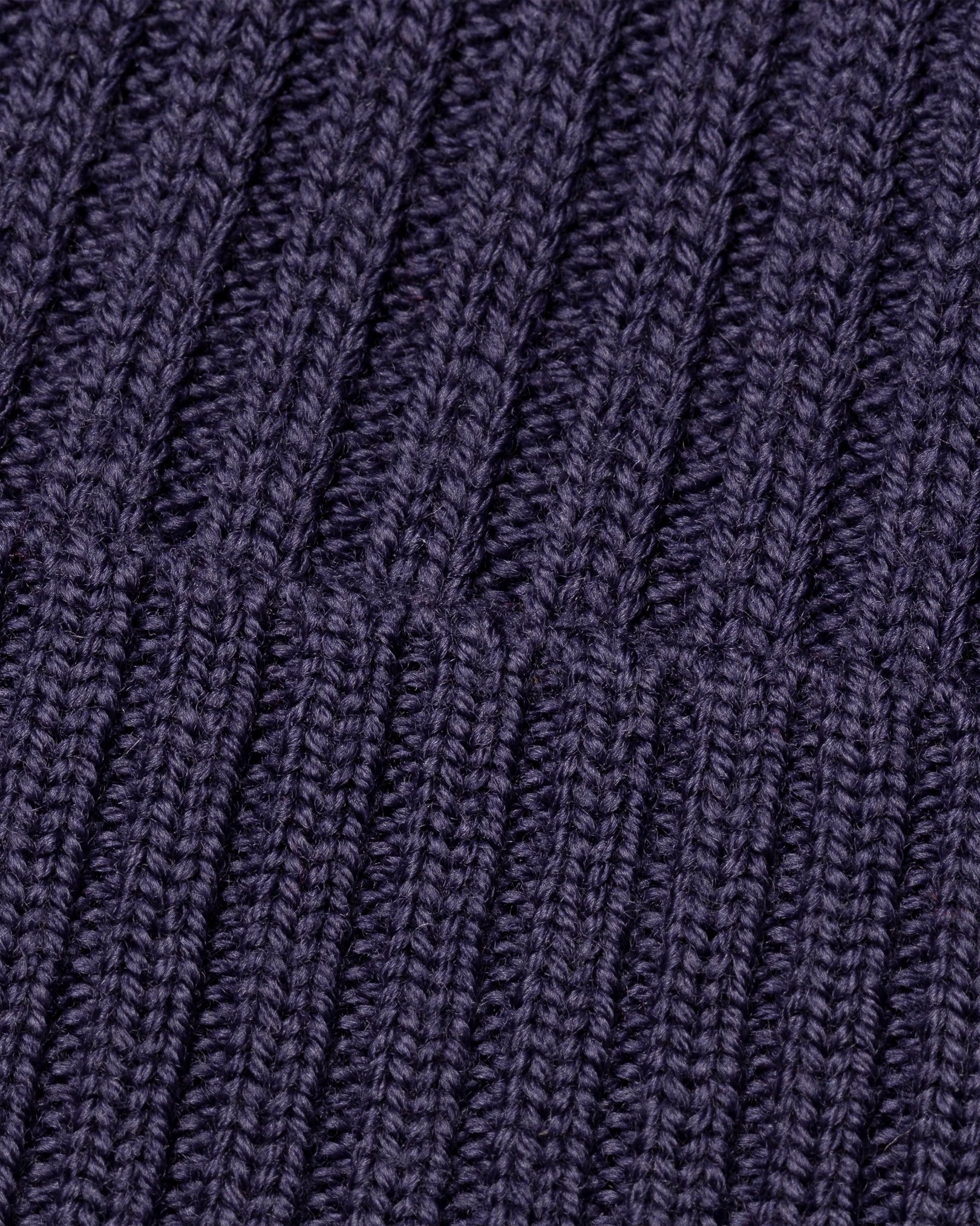 Eton - dark purple merino wool beanie