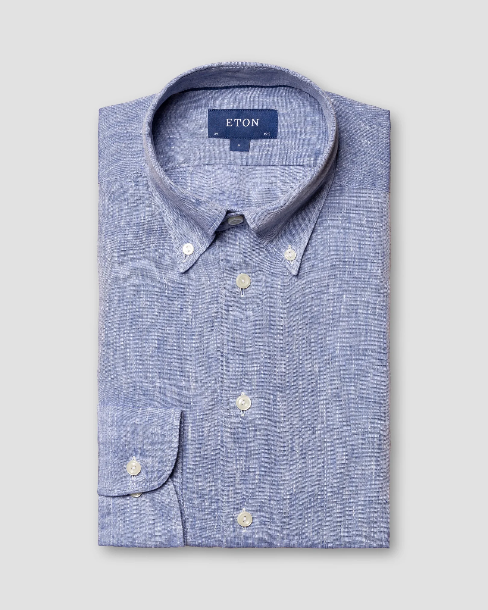 Eton - mid blue linen