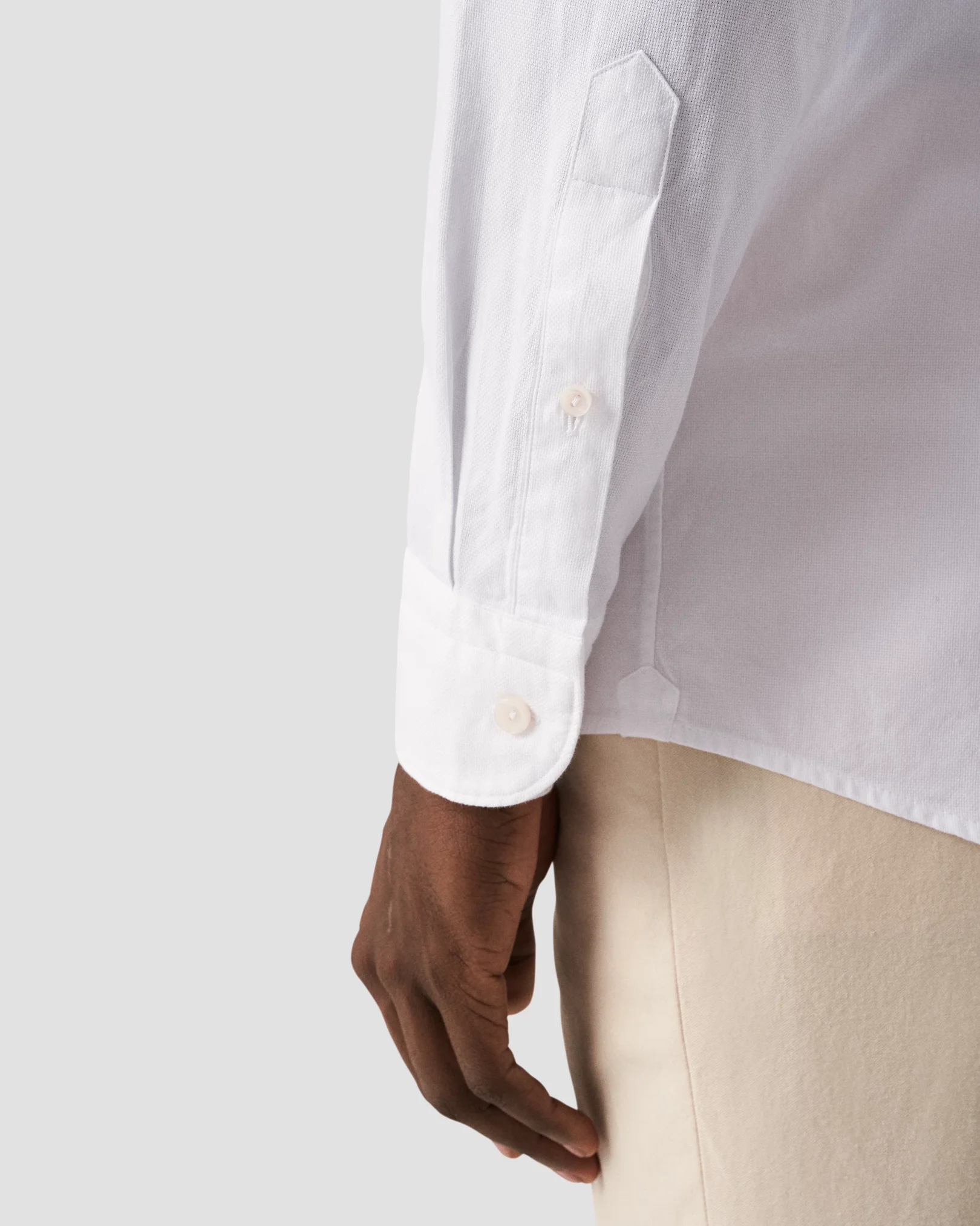Eton - white royal oxford shirt soft