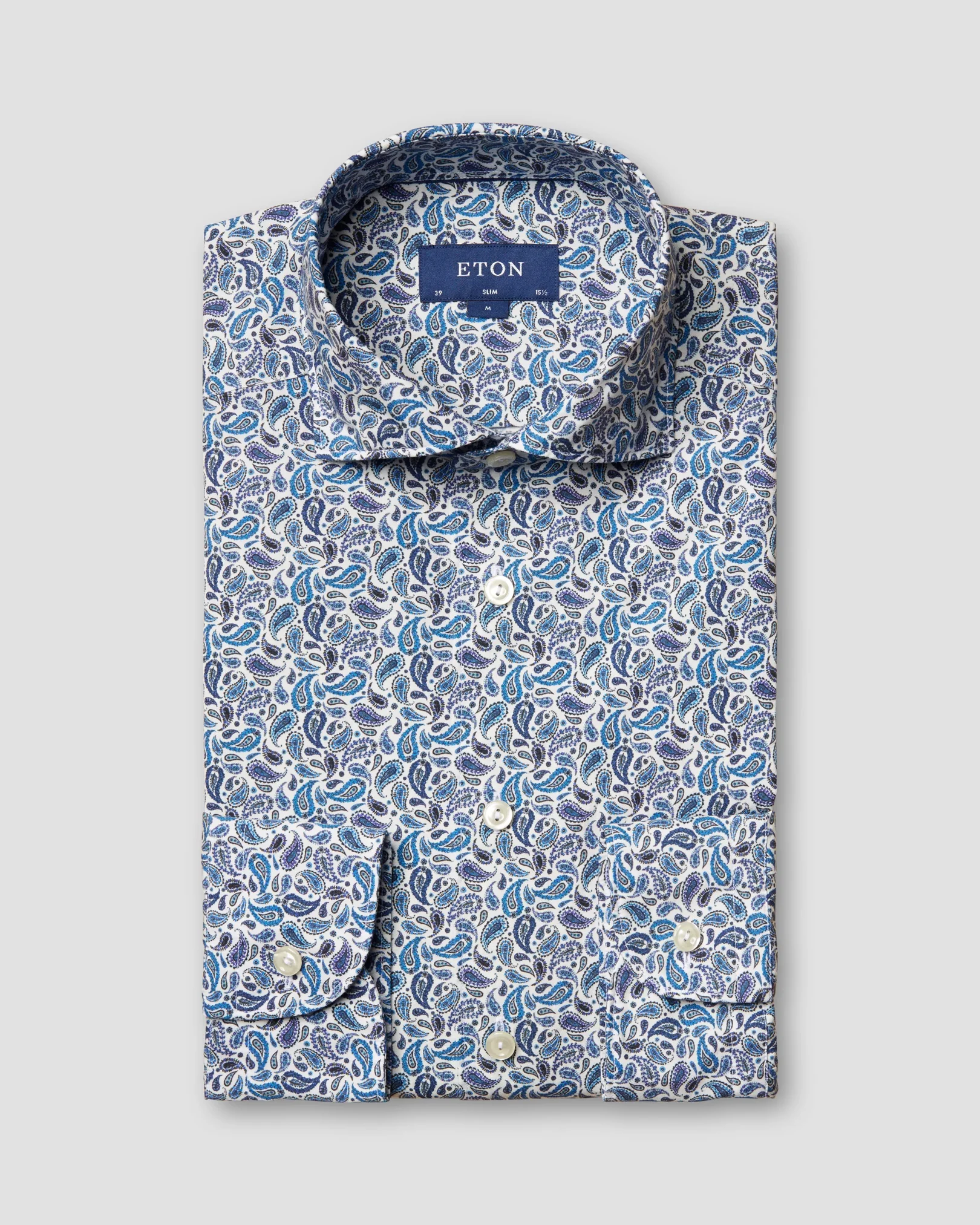 Eton - paisley print shirt soft