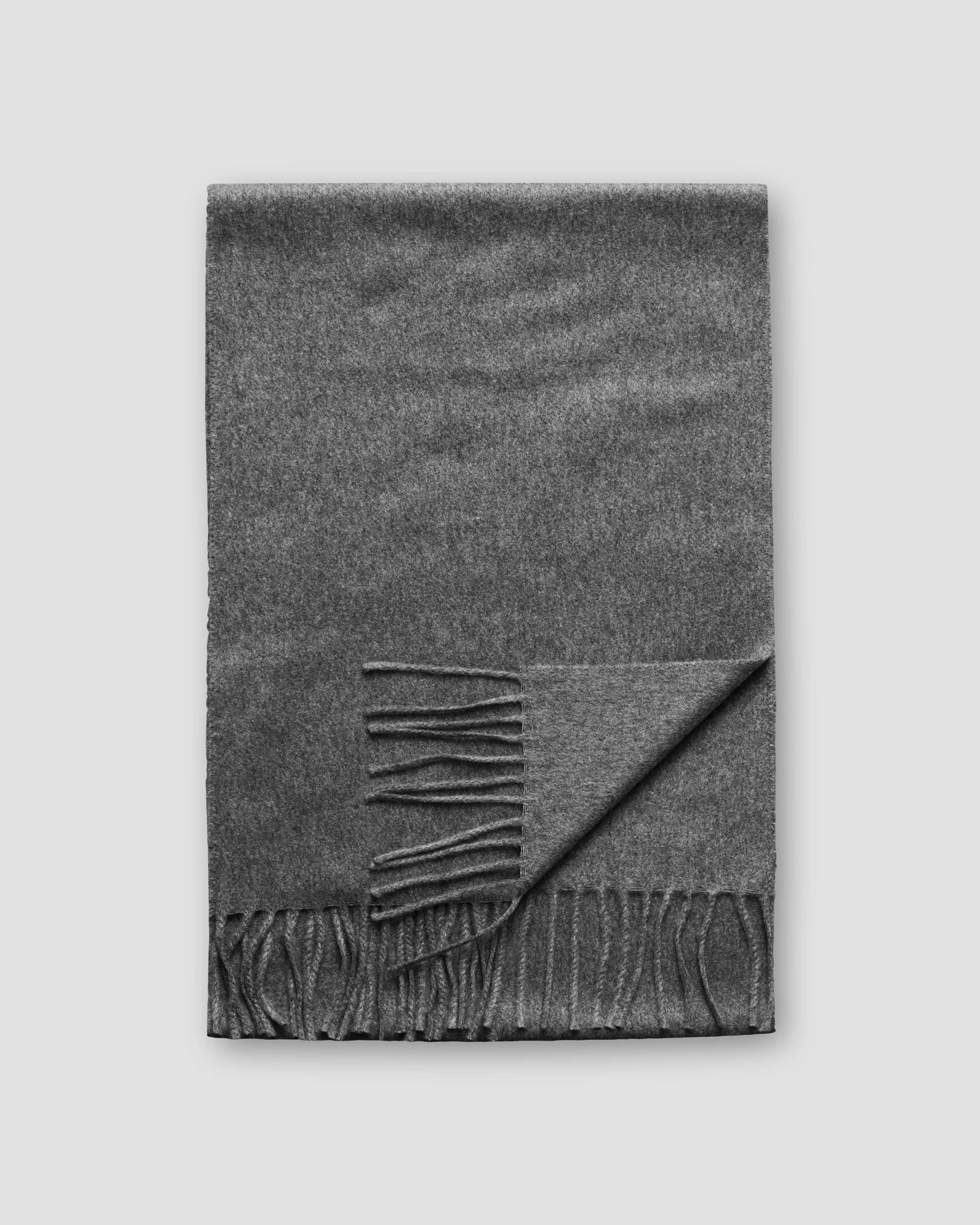 Eton - dark grey cashmere scarf