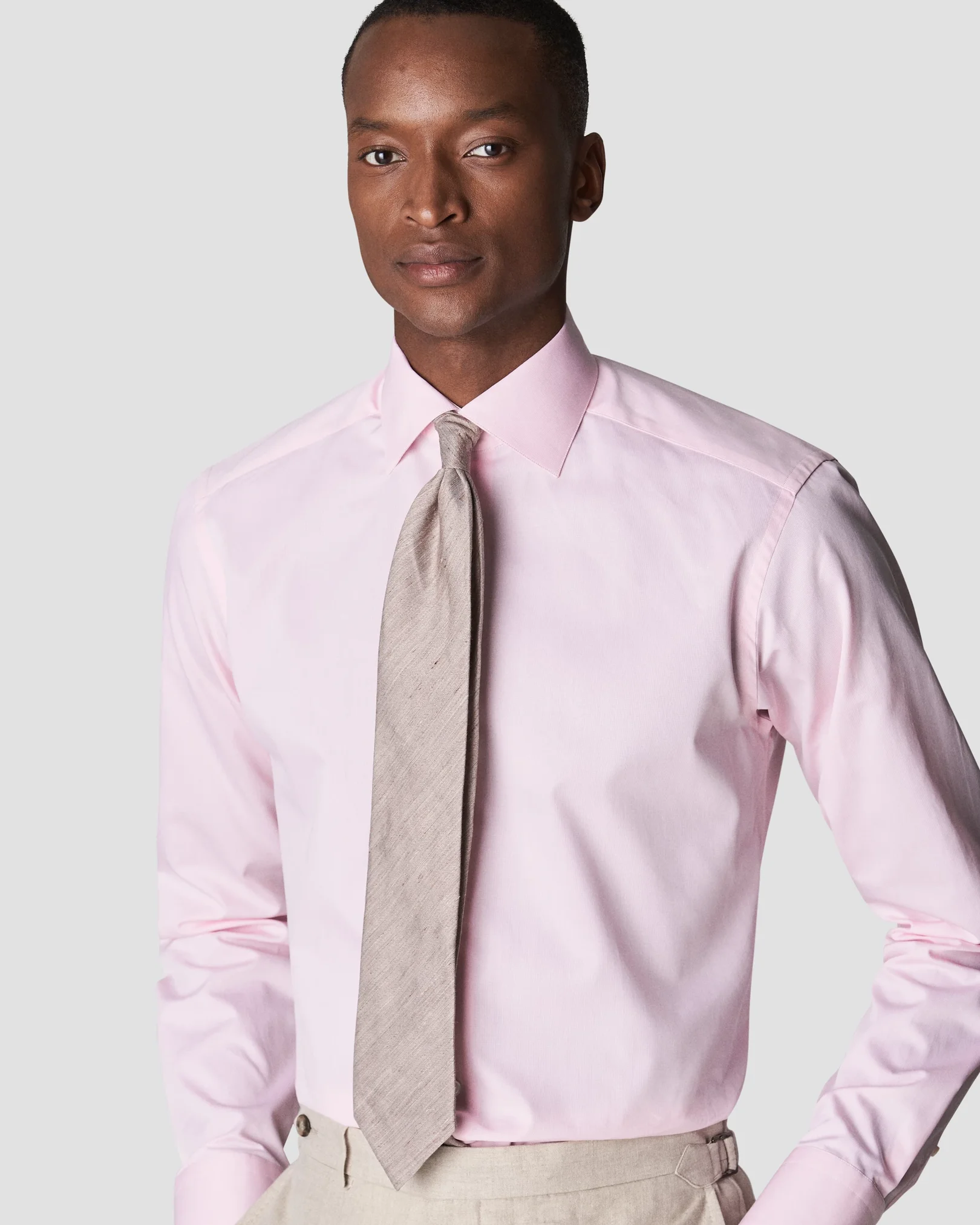Eton - pink fine pique