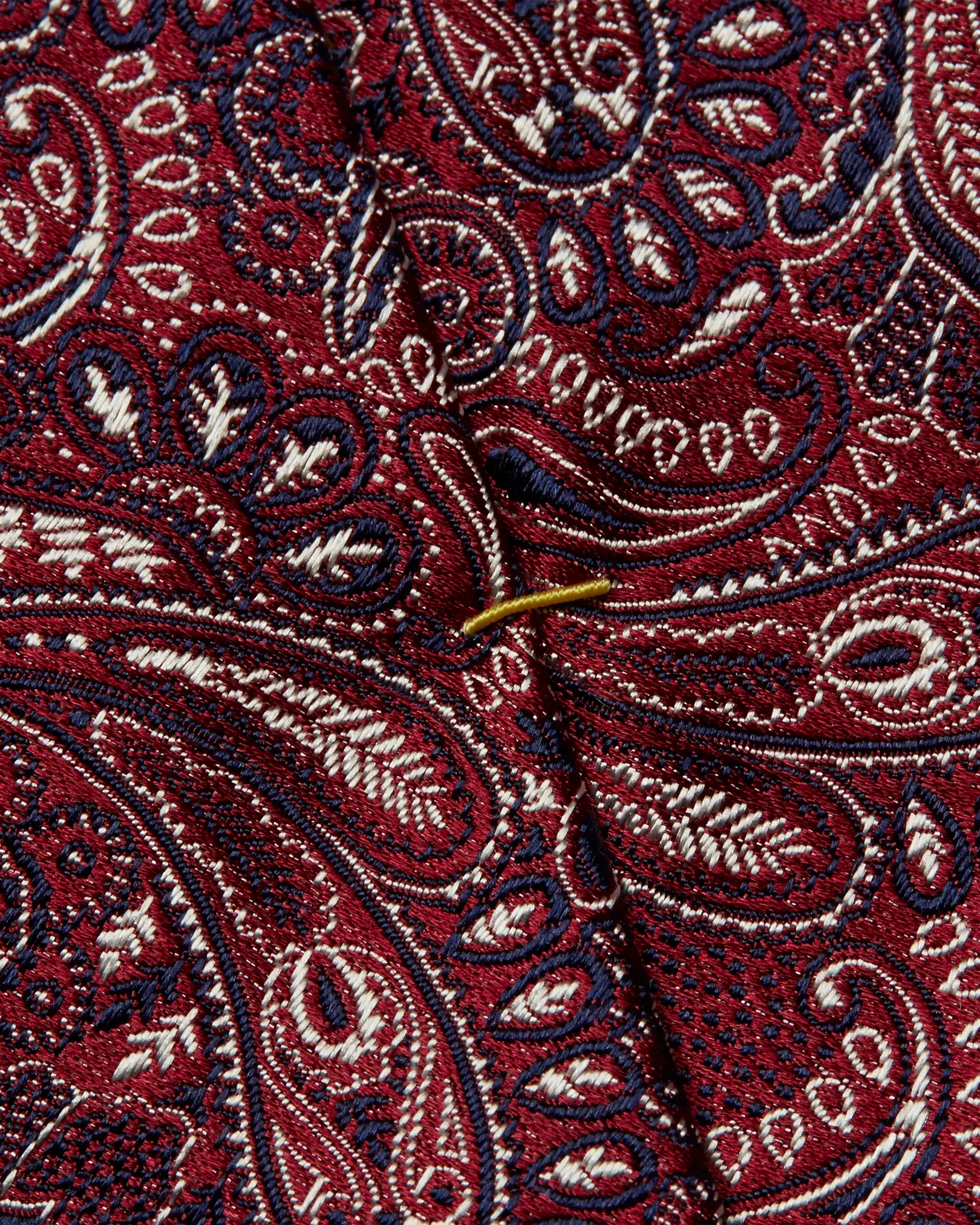 Eton - darkred paisley tie