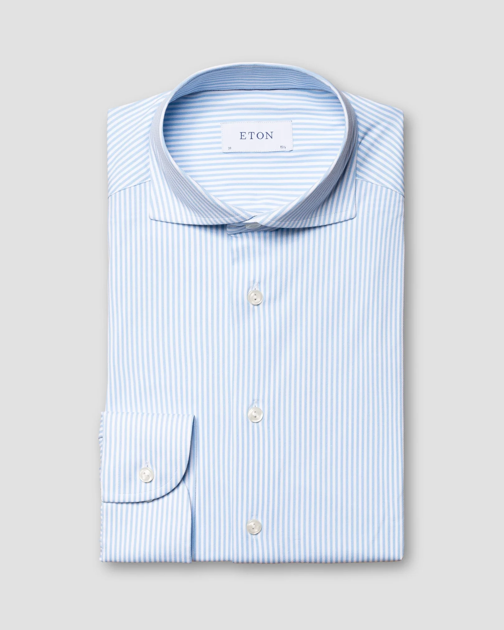 Eton - light blue four way stretch wide spread