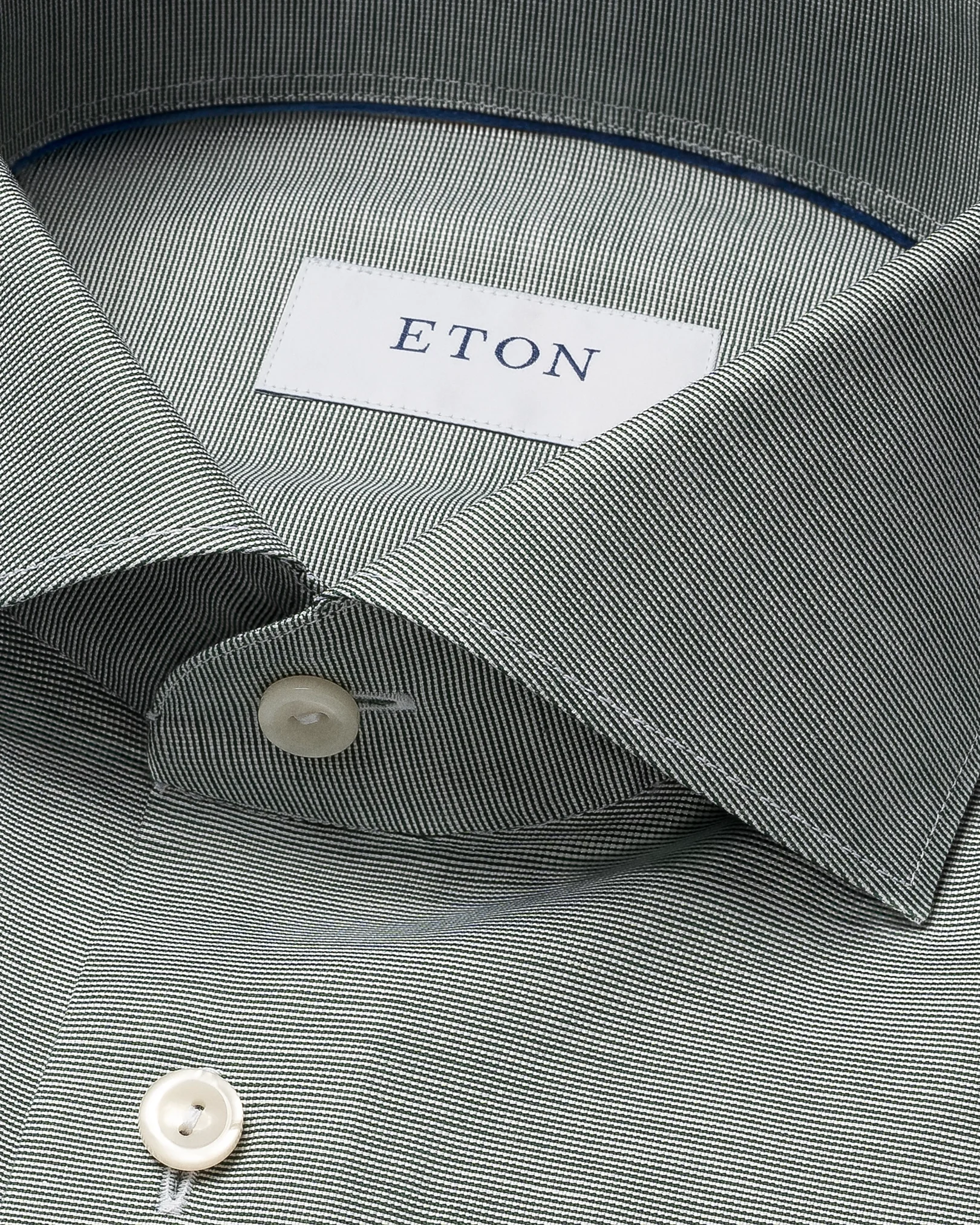 Eton - light green solid signature oxford shirt