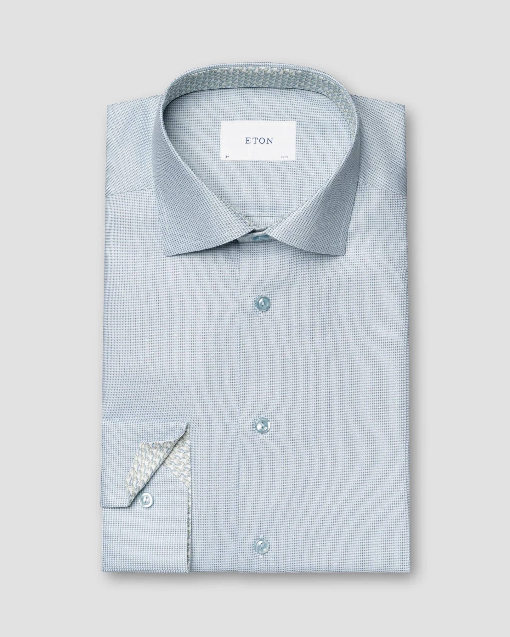 Eton - Semi Solid Dobby Hemd