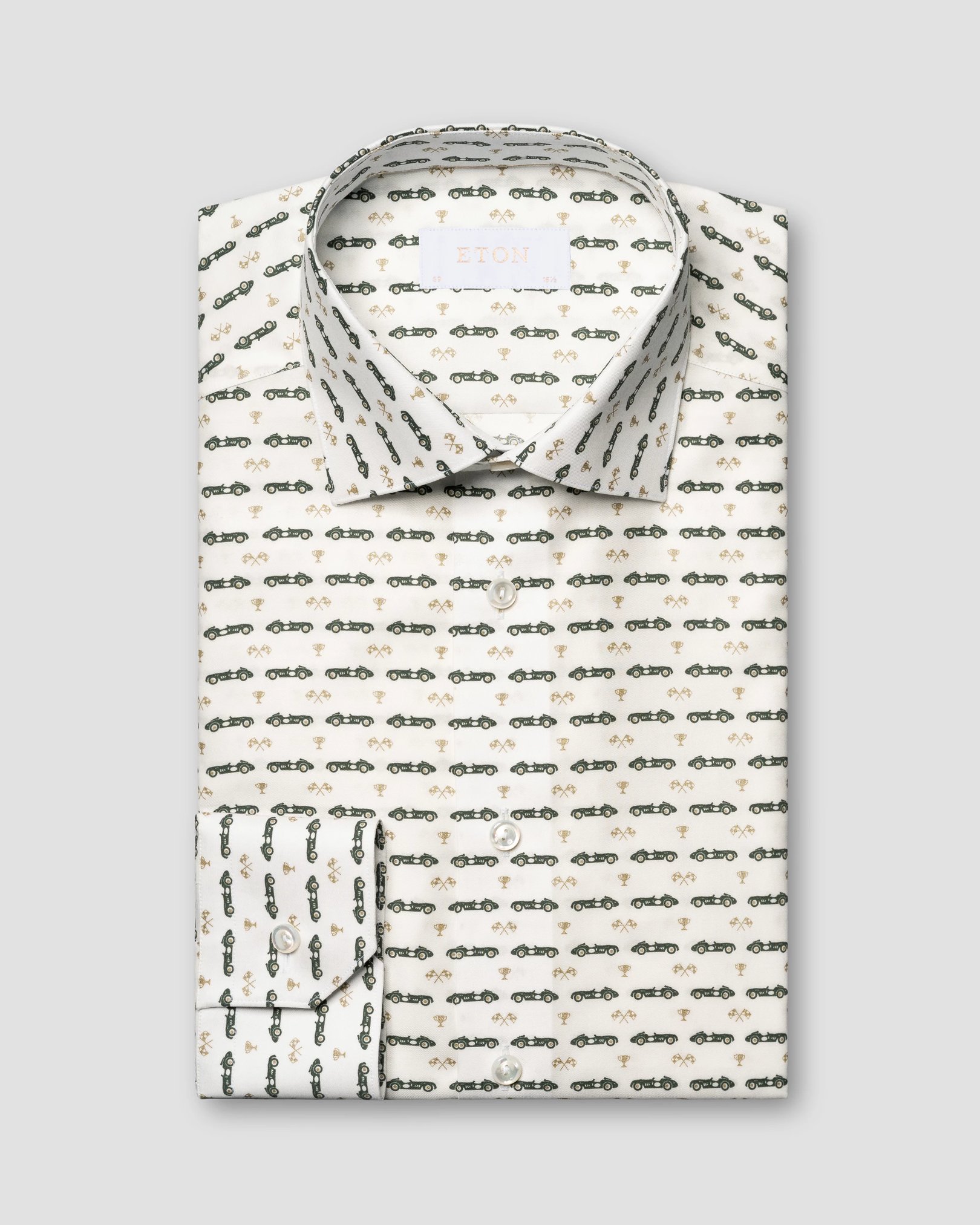Eton - white jacuard