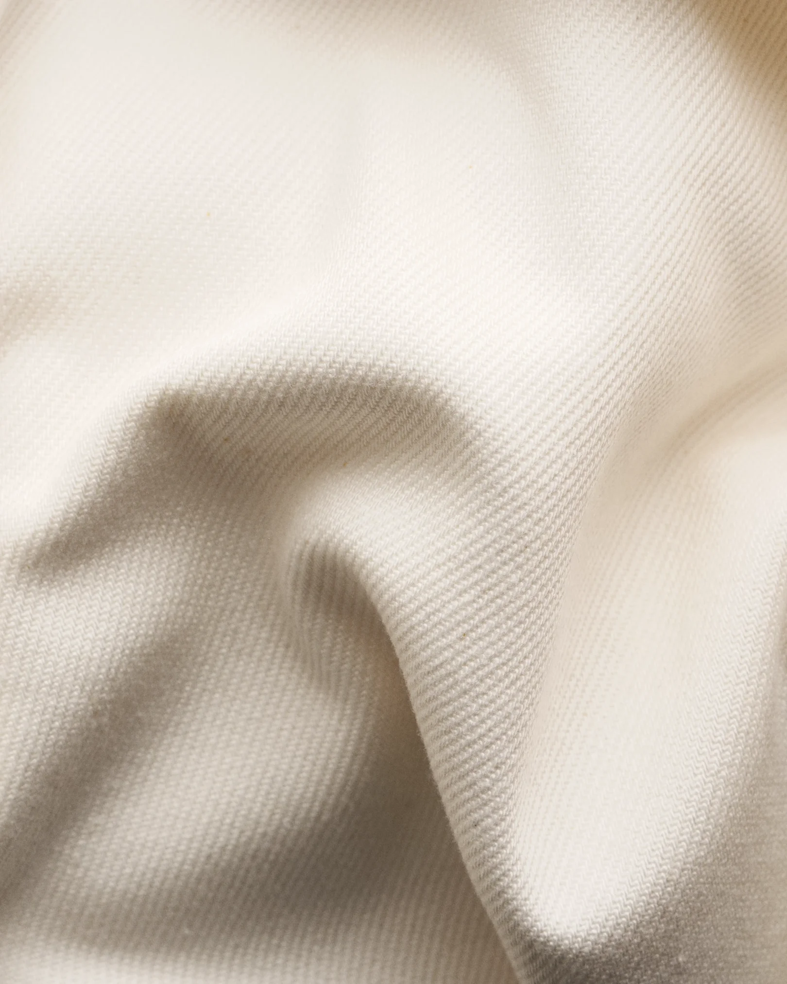 Eton - off white chore denim overshirt
