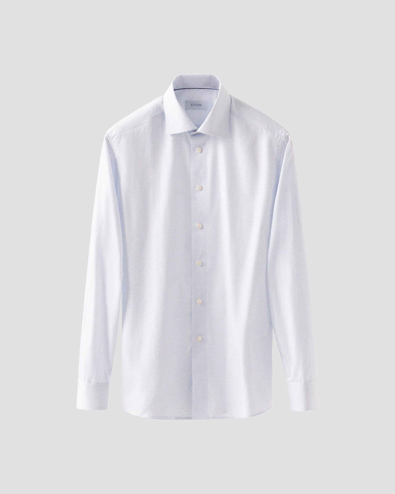 Eton - sky blue micro print shirt