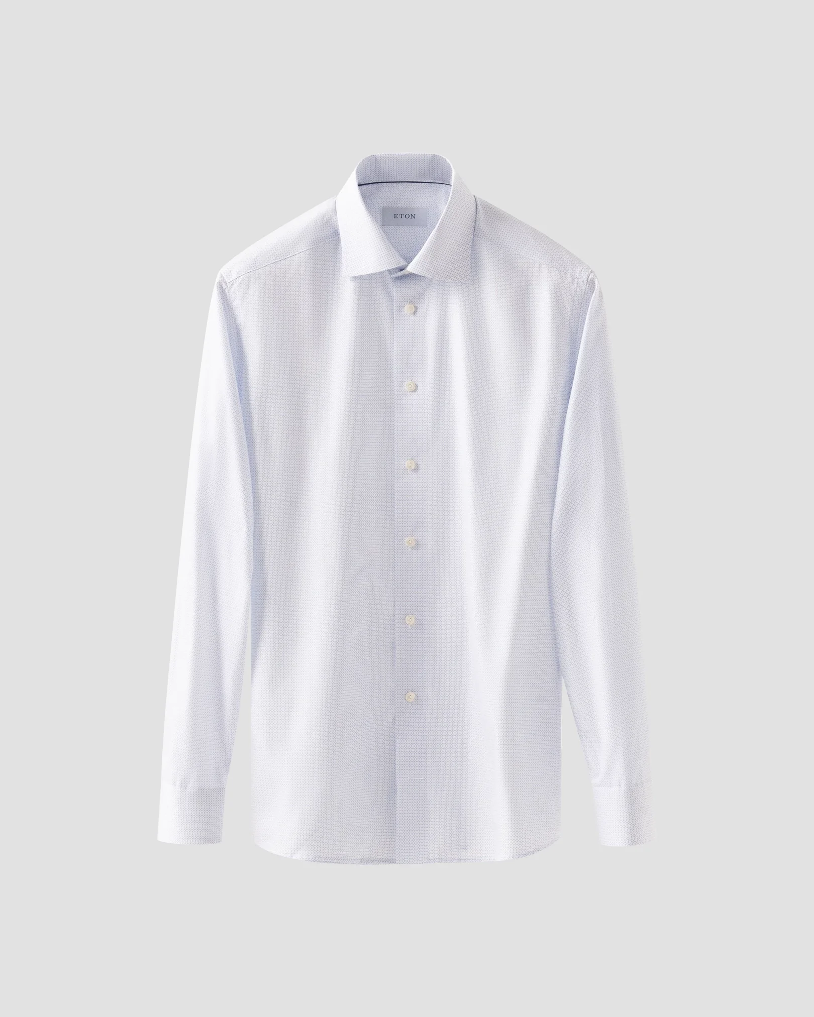 Eton - sky blue micro print shirt