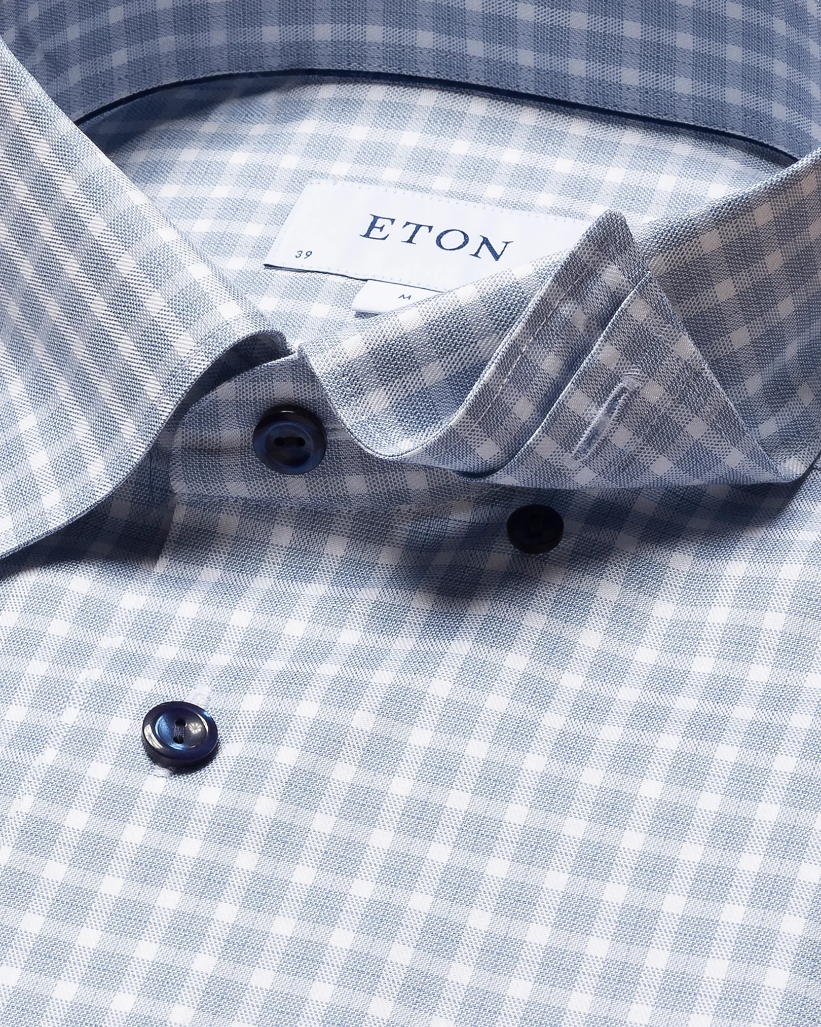 Eton - navy blue cottontencel stretch