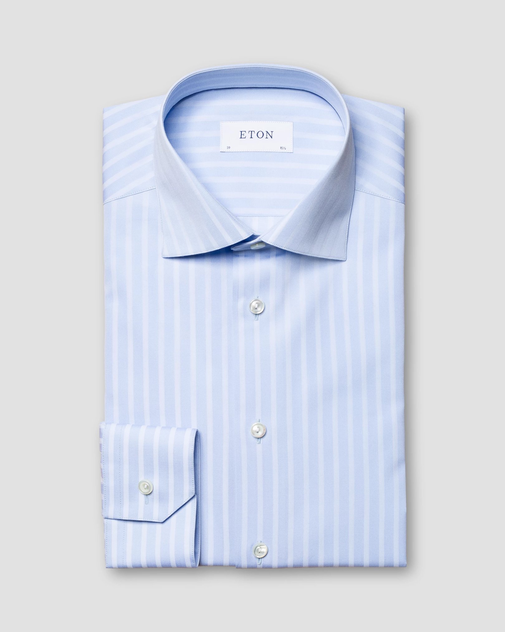 Eton - light blue fine pique